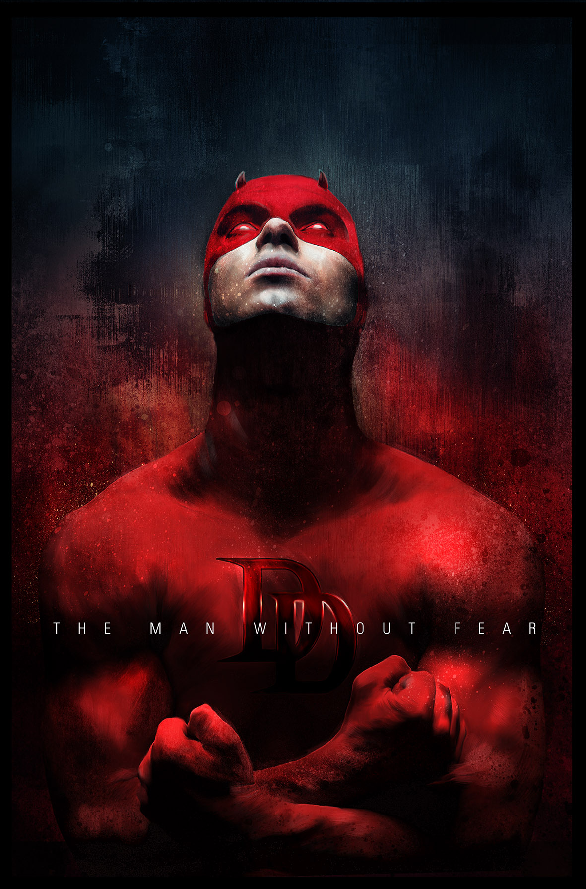 Daredevil Red Rich Davies Poster Posse