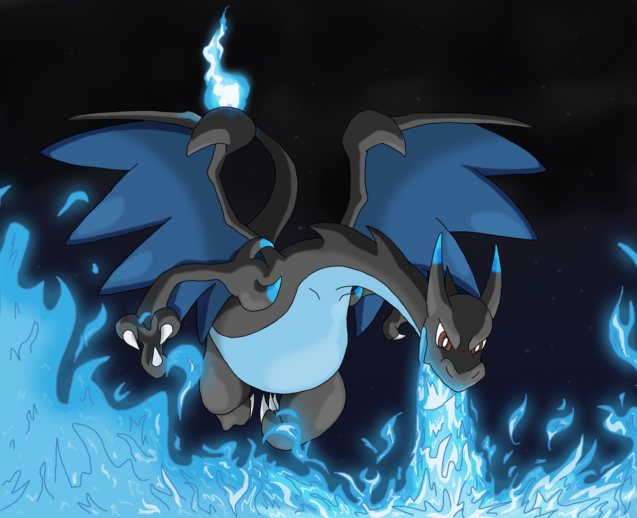 Mega Charizard X. Charizard, Pokemon mewtwo, Cool pokemon cards