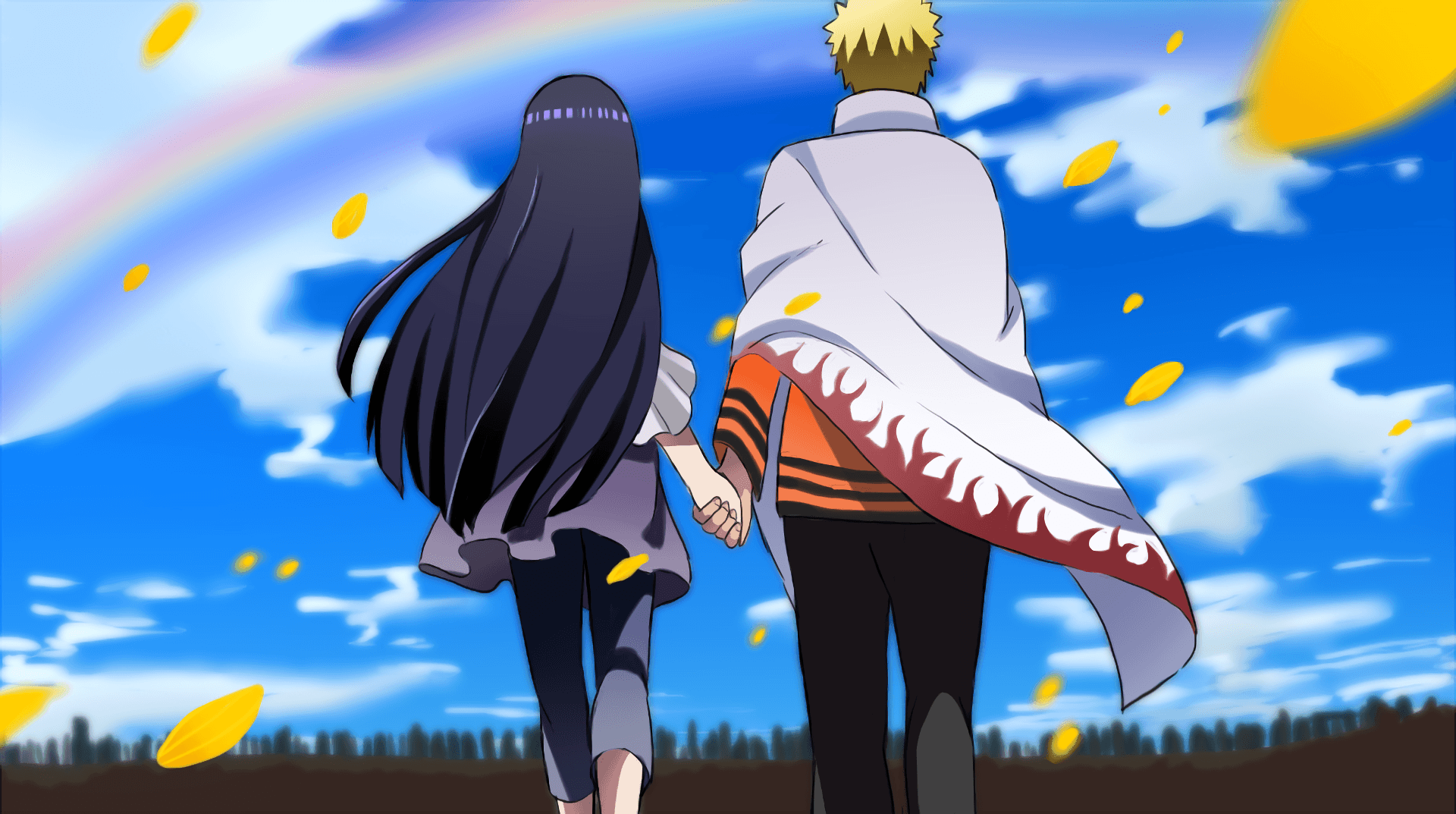 Naruto and Hinata PC Wallpaper