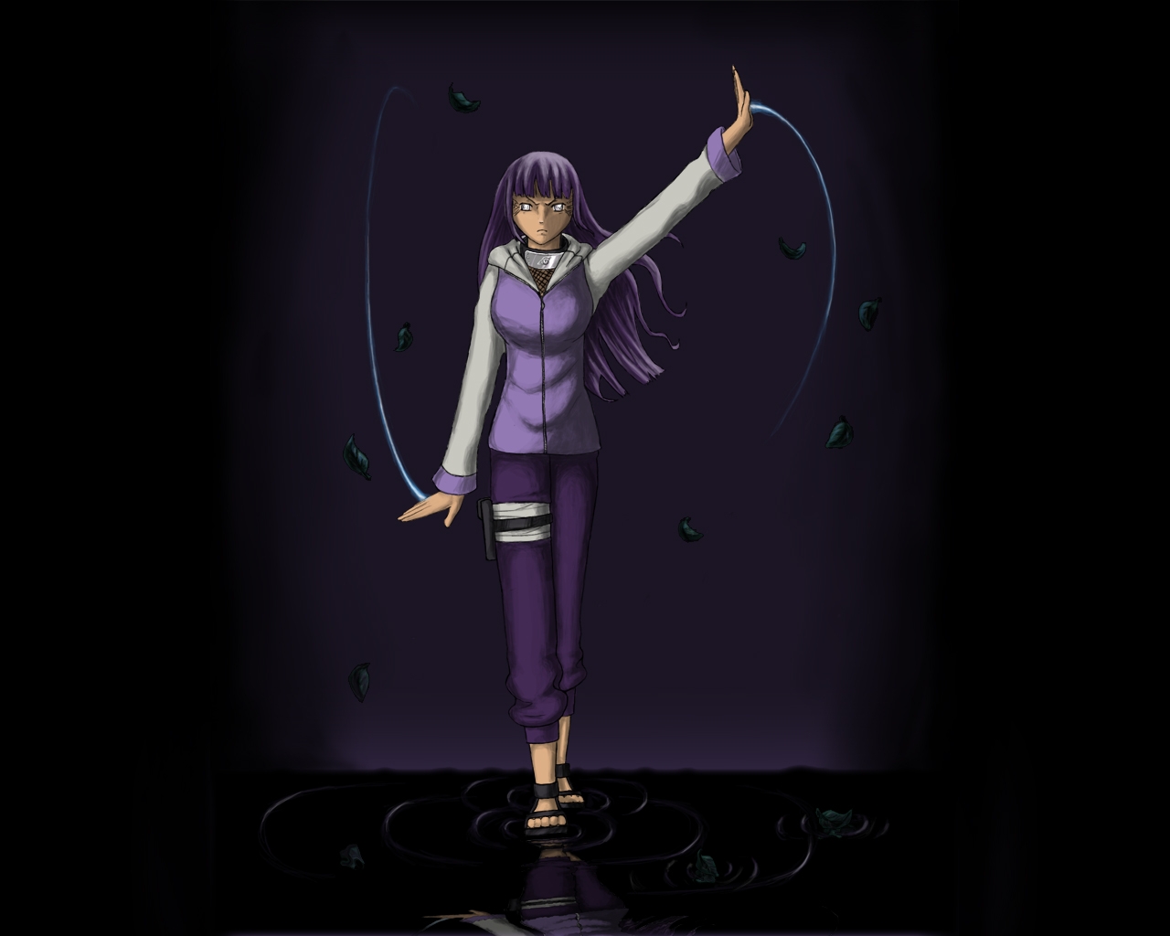 naruto shippuden hyuuga hinata 1280x1024 wallpaper