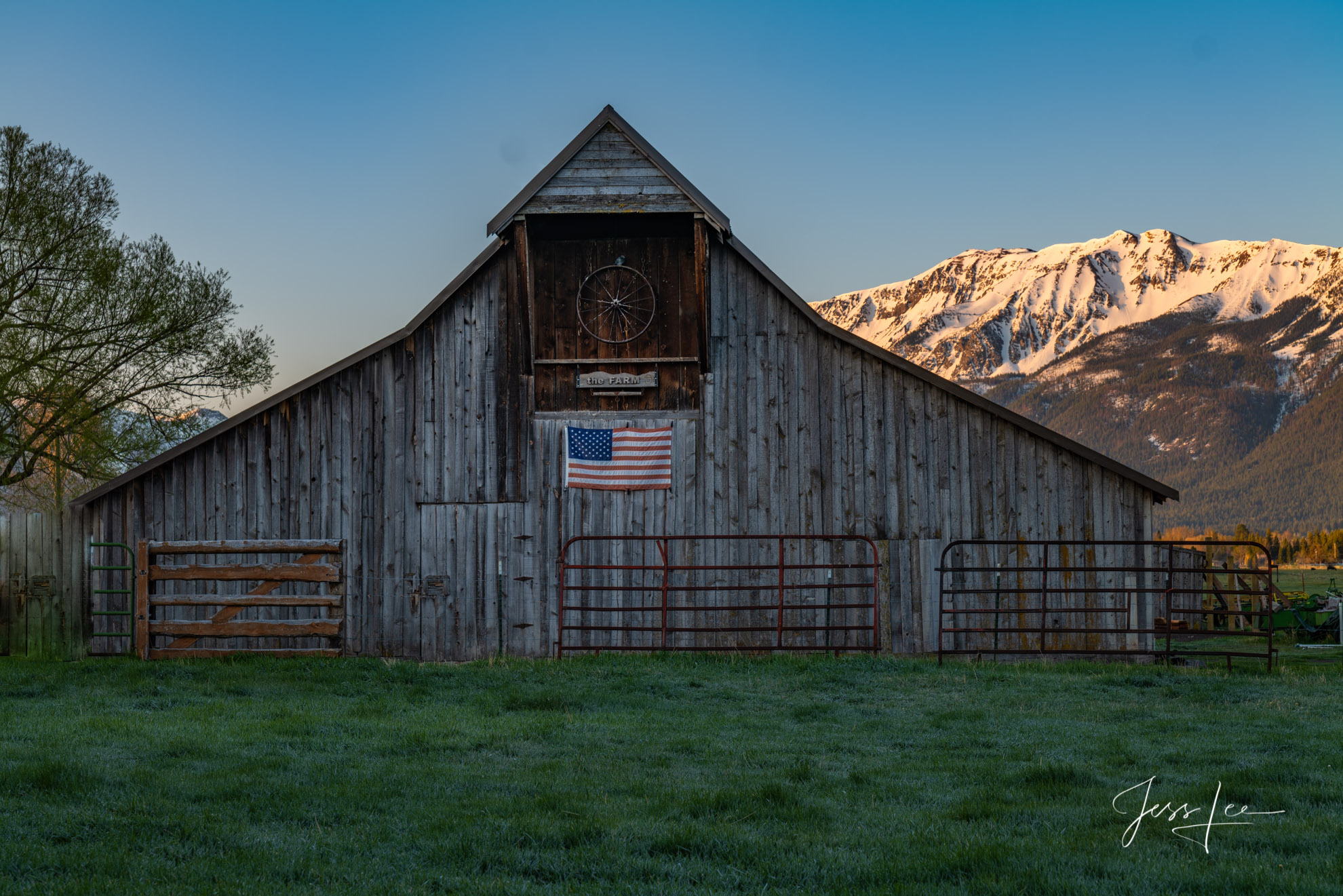 American Barn. The West, USA. Jess Lee Photo
