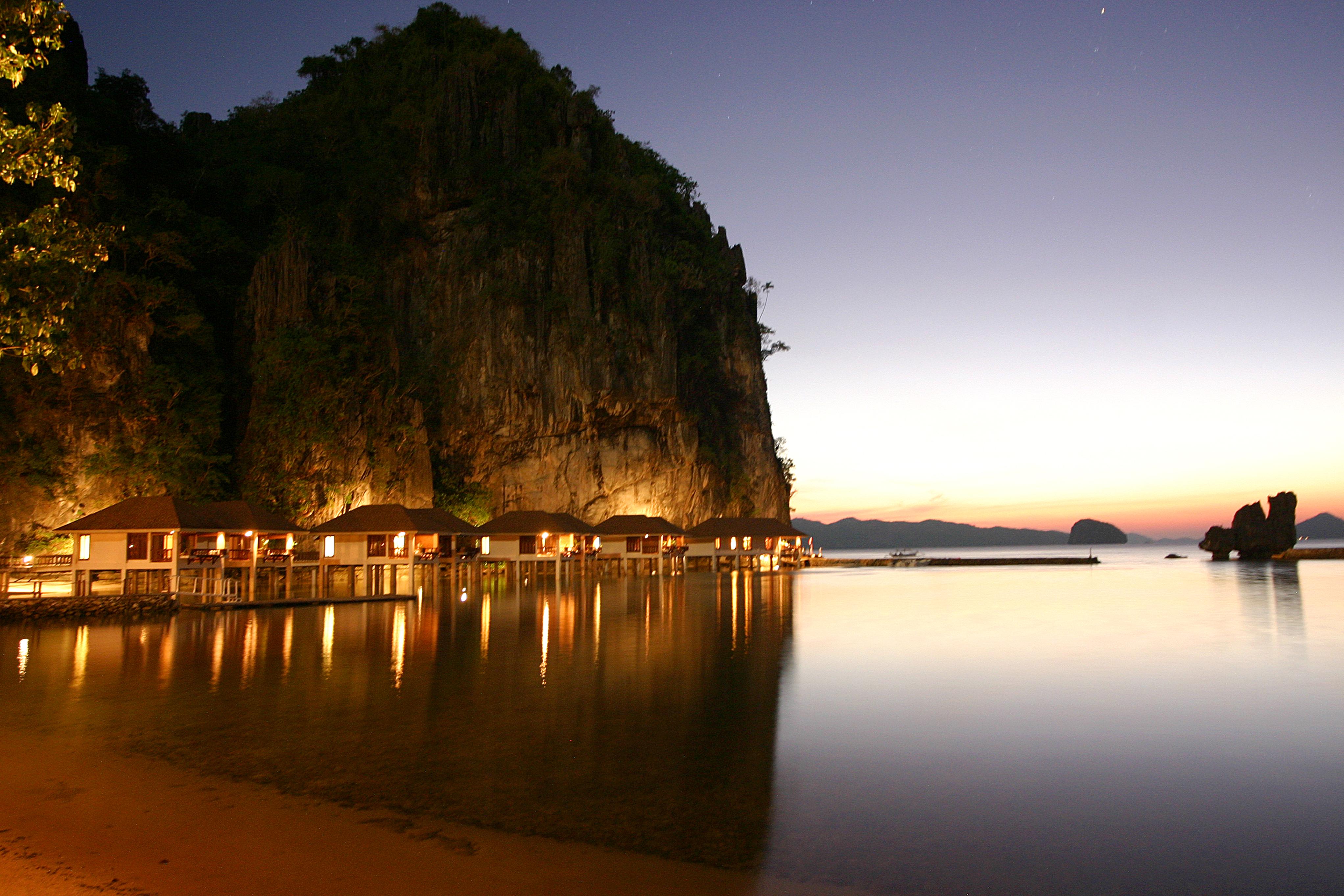 Free download El Nido Resorts Lagen water cottages at dusk 111 MB Rating 107 [4089x2726] for your Desktop, Mobile & Tablet. Explore El Nido Palawan Wallpaper. El Nido Palawan