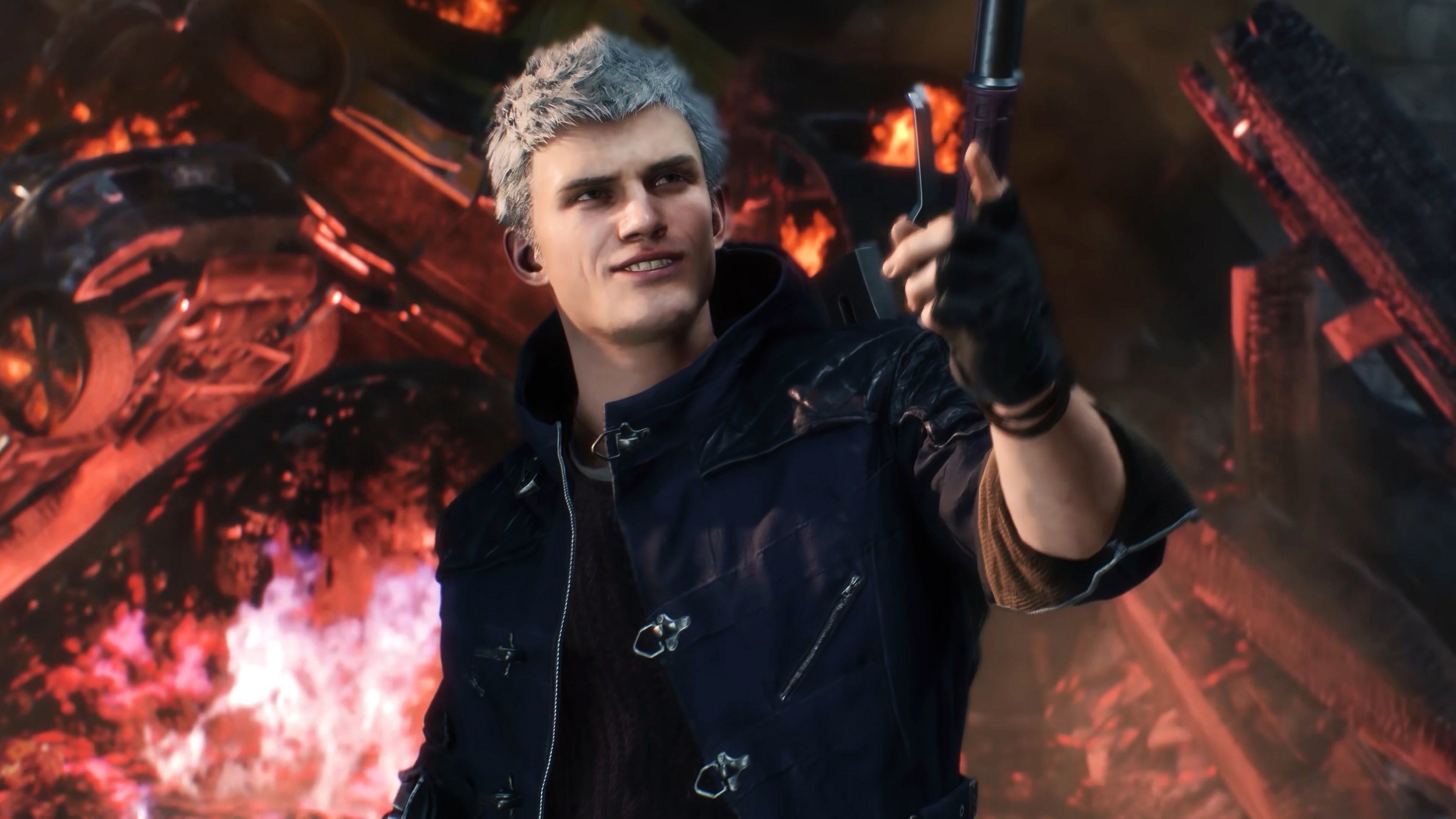 Download wallpaper devil, nero, devil may cry 5, dmc 5, trigger, section  games in resolution 1600x1200