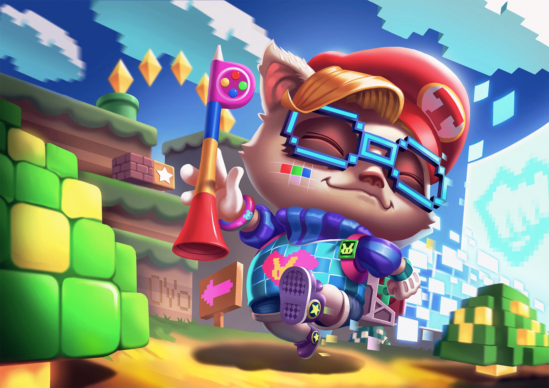 league of legends wallpaper teemo panda