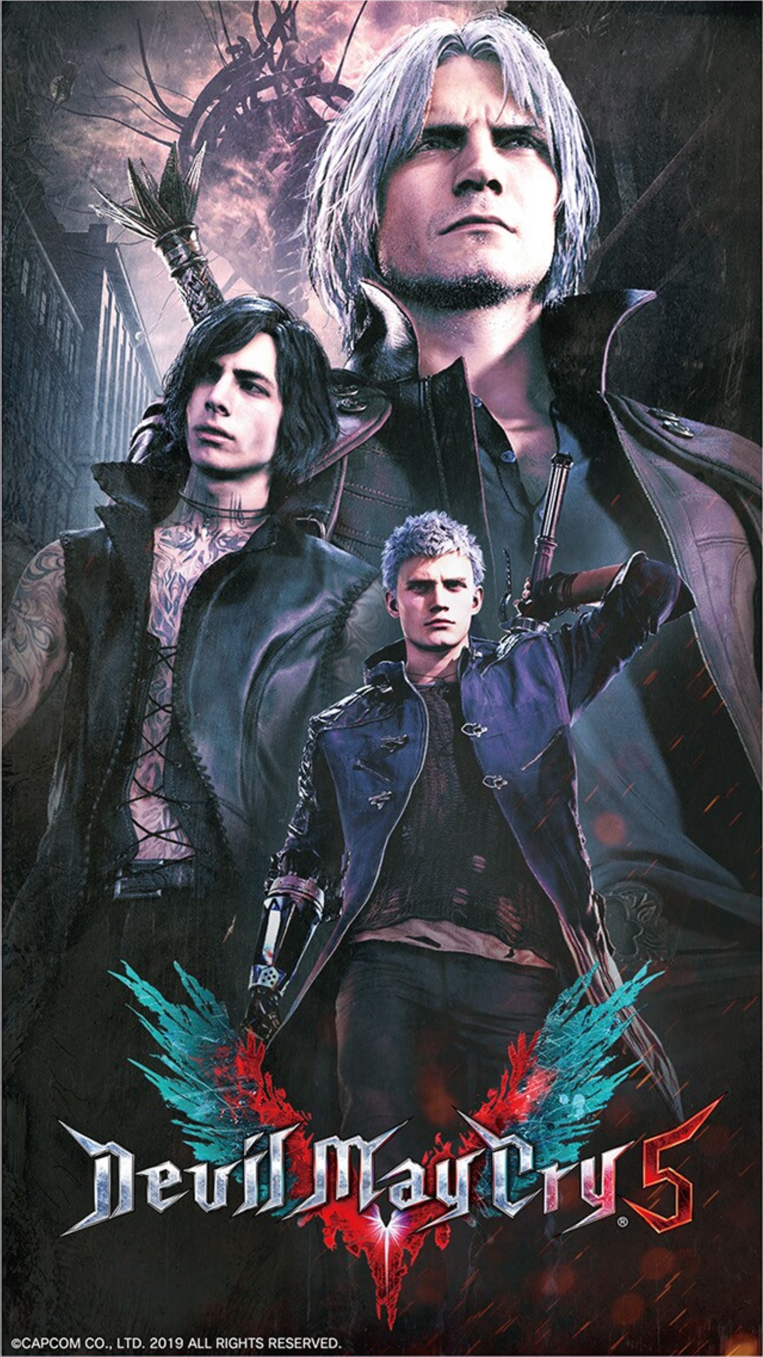 Wallpaper, Devil May Cry, devil may cry Dante Devil May Cry, Nero Devil May Cry 2498x4442