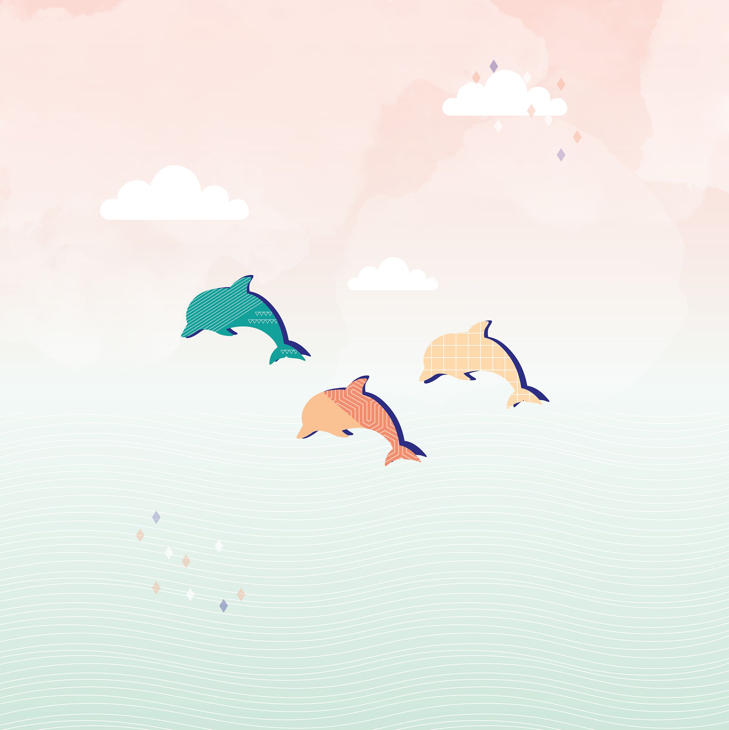 animated dolphin wallpaper