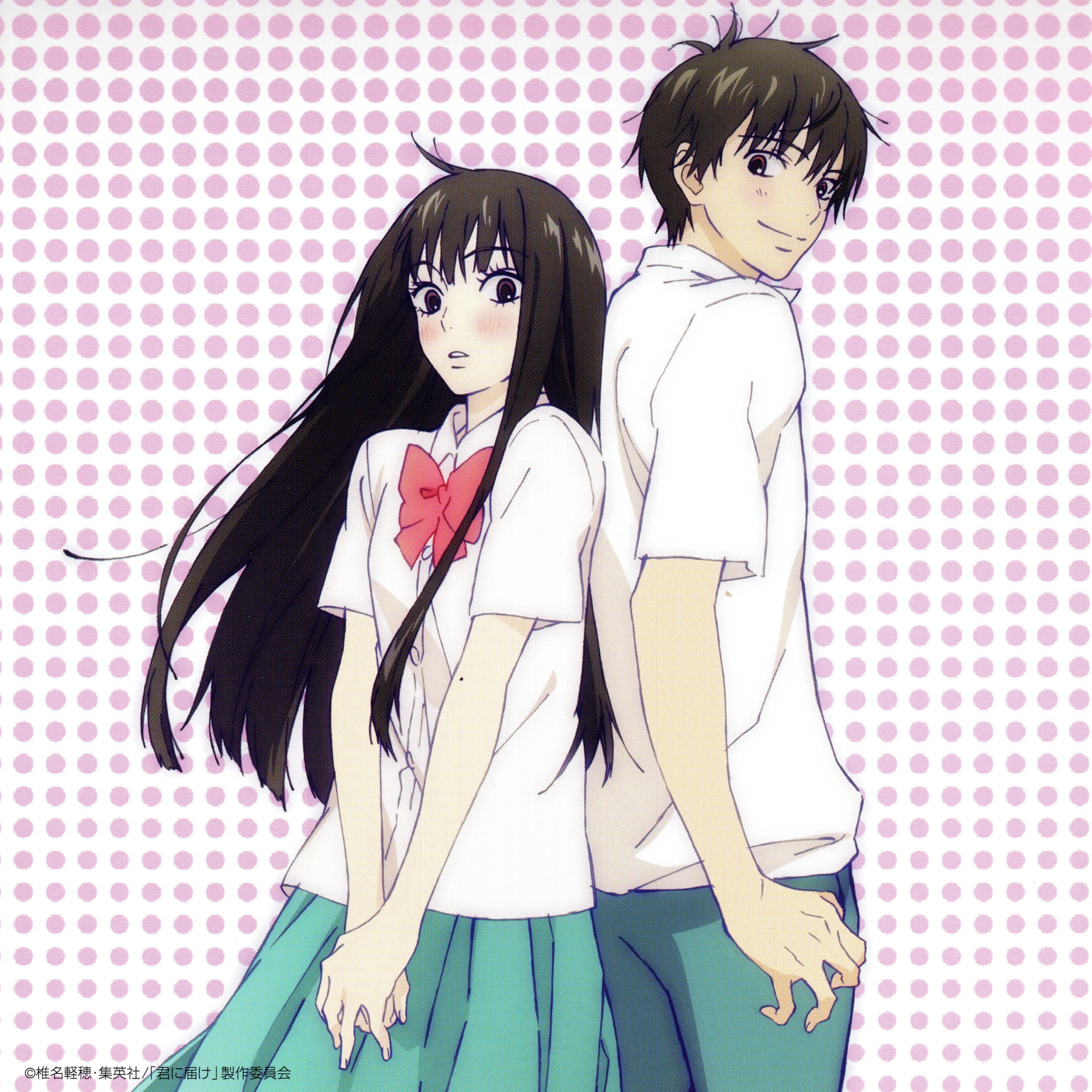 Wallpaper, Kimi ni Todoke, Sawako Yamanaka, Kazehaya Shouta 2200x2200