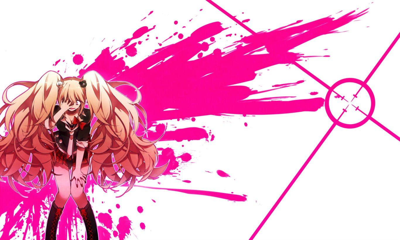 Title Junko Enoshima Anime Danganronpa Wallpaper Background Junko HD Wallpaper