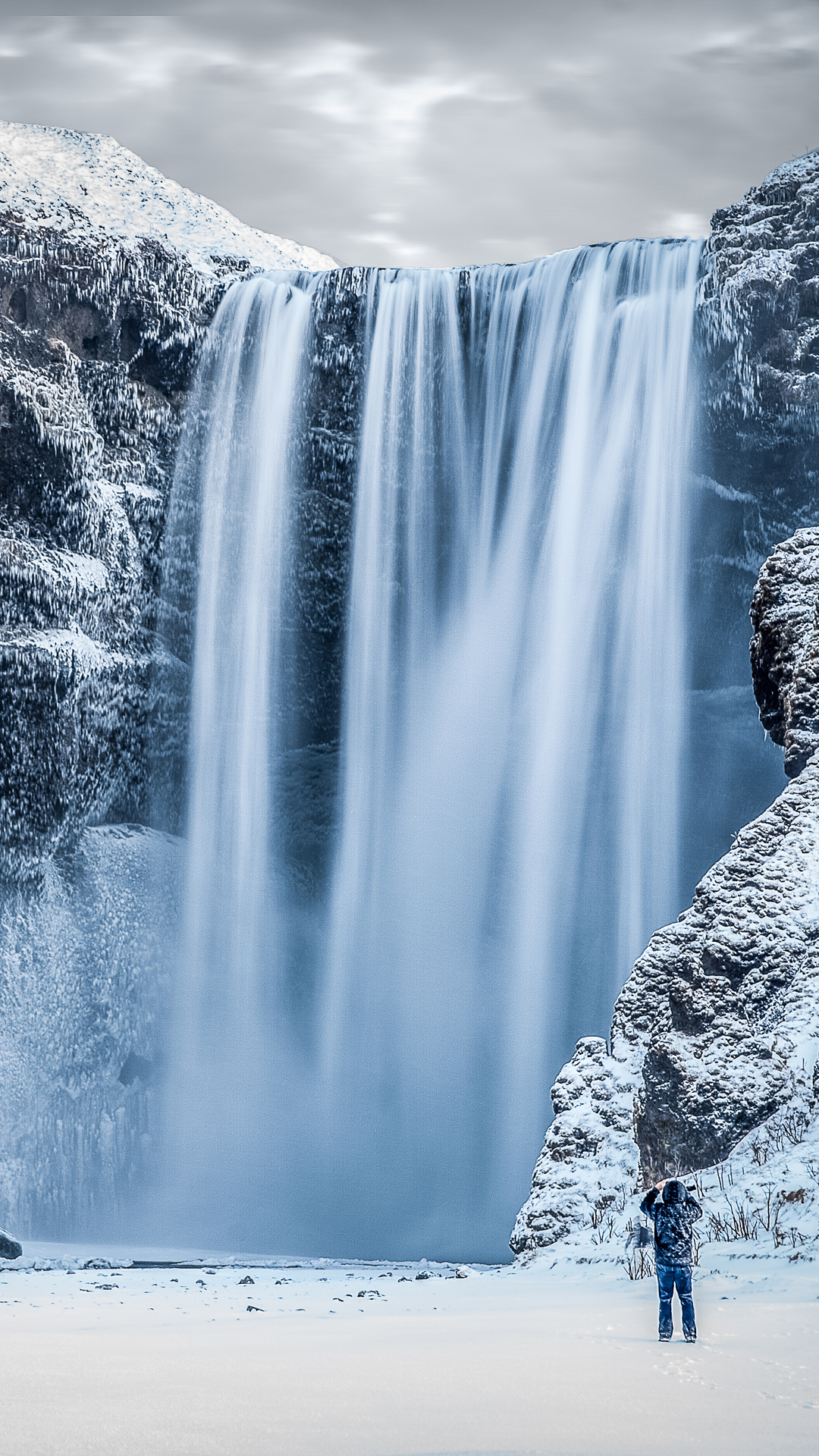 Frozen Waterfall Wallpapers - Wallpaper Cave