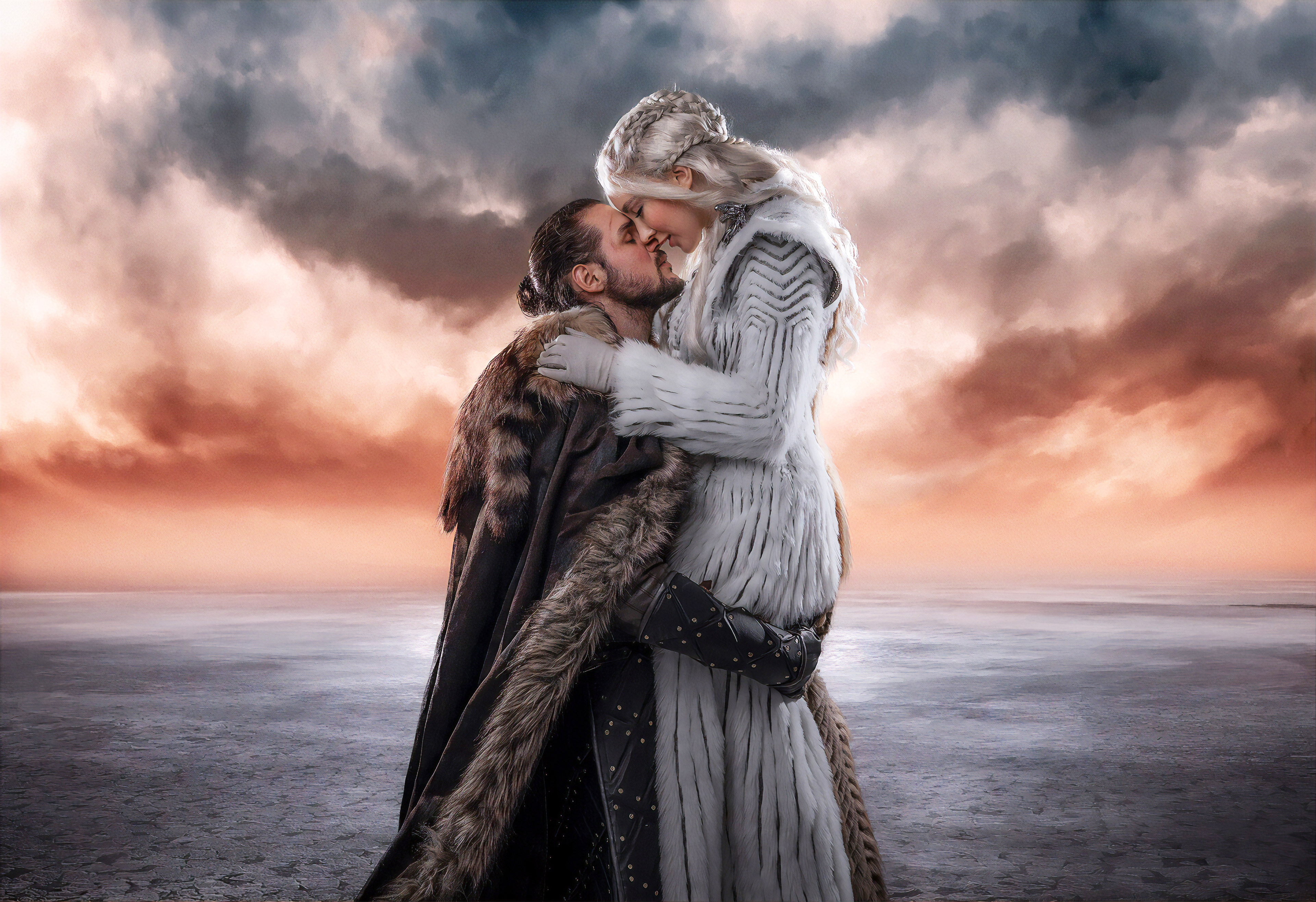 Jon Snow And Khalessi Love Cosplay 4k, HD Tv Shows, 4k Wallpaper, Image, Background, Photo and Picture