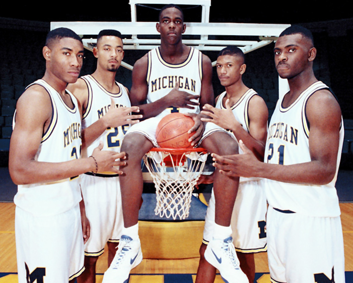 Classic Photo of Michigan's Fab Five