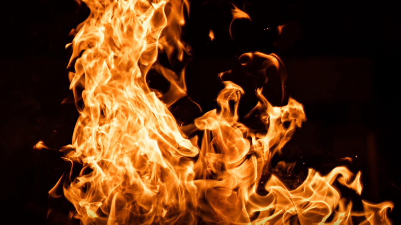 Wallpaper flame, fire, element, dark hd, picture, image