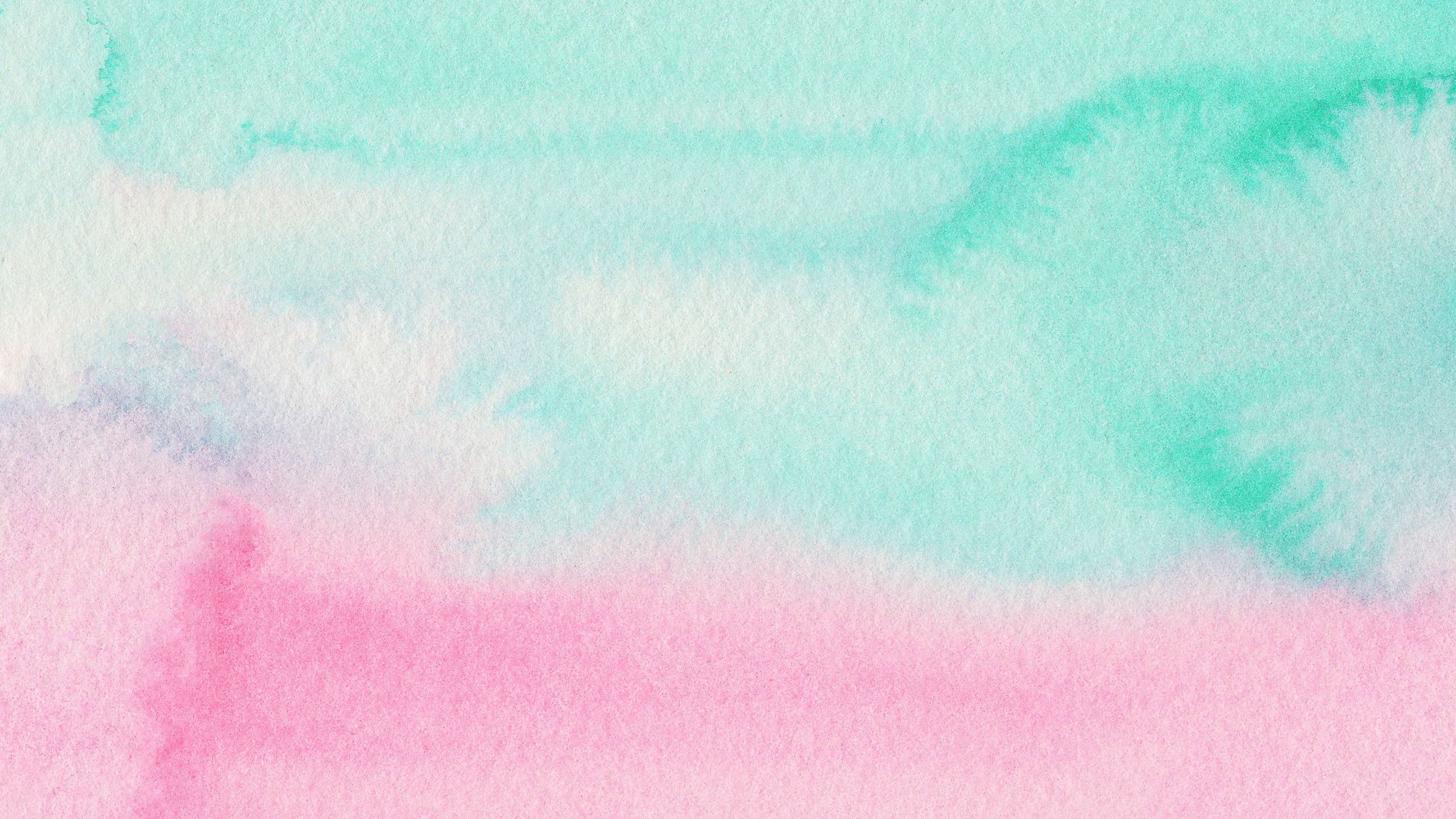 Pink Ombre Watercolor Wallpaper
