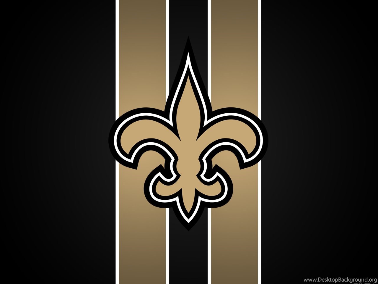 New Orleans Saints Logo Wallpaper Desktop Background