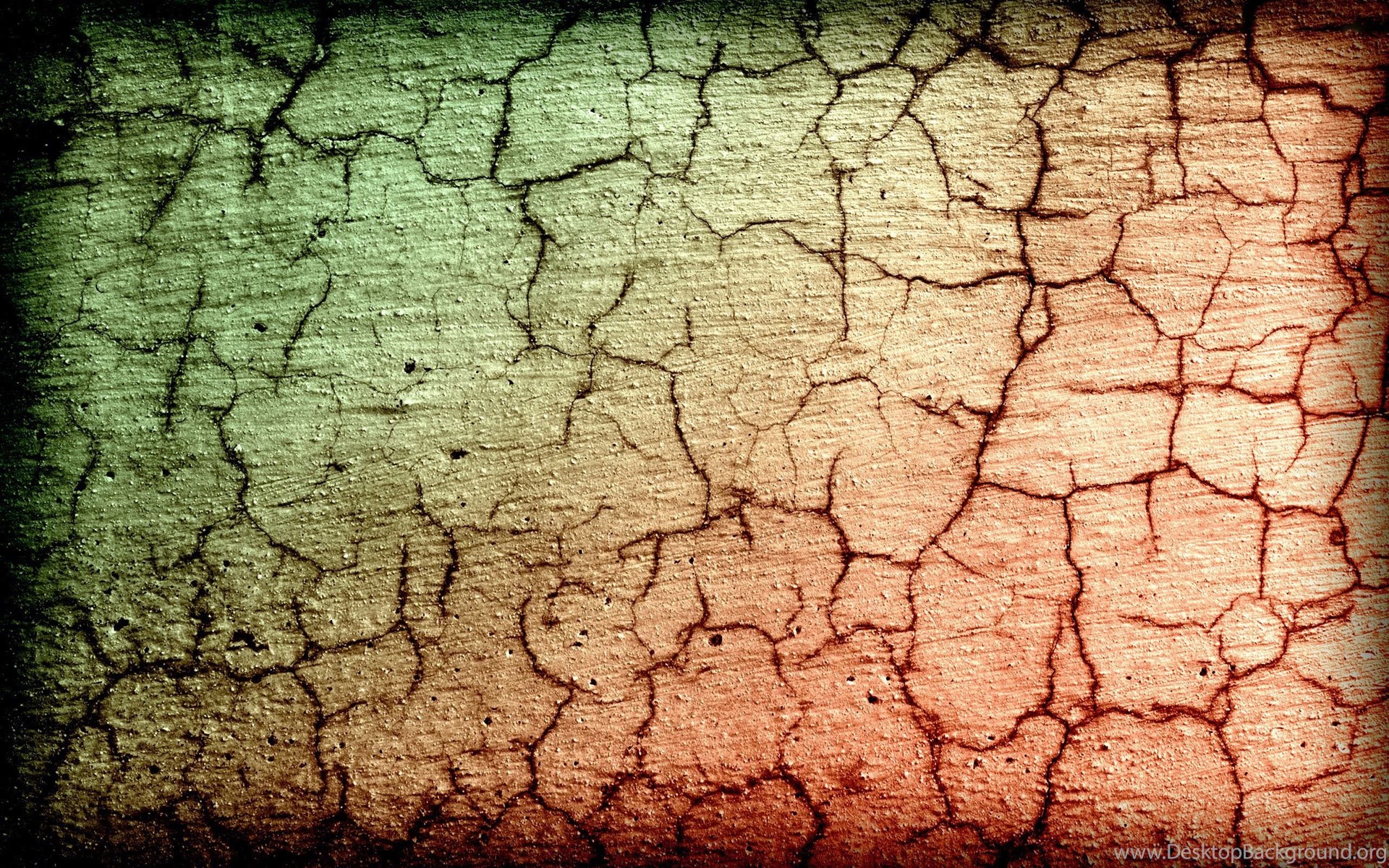 Cracked Concrete Grunge Desktop Background