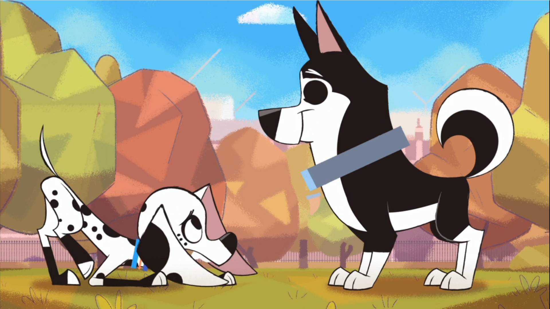 Dolly and Hansel dalmatian street Photo