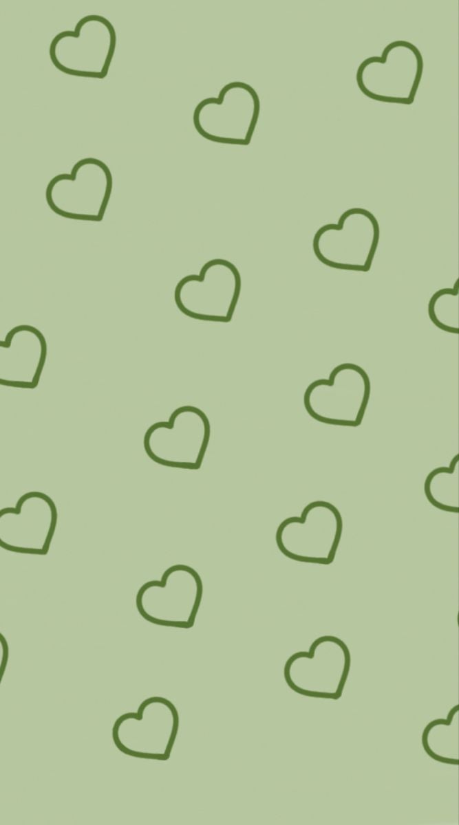 Green Aesthetic Heart Wallpapers - Wallpaper Cave
