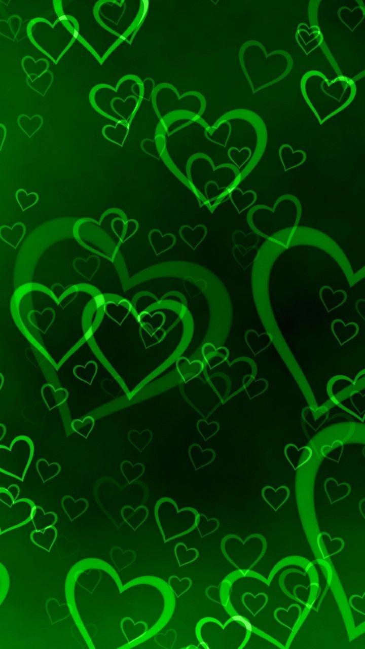 Beautiful Green Heart Wallpaper Free Beautiful Green Heart Background