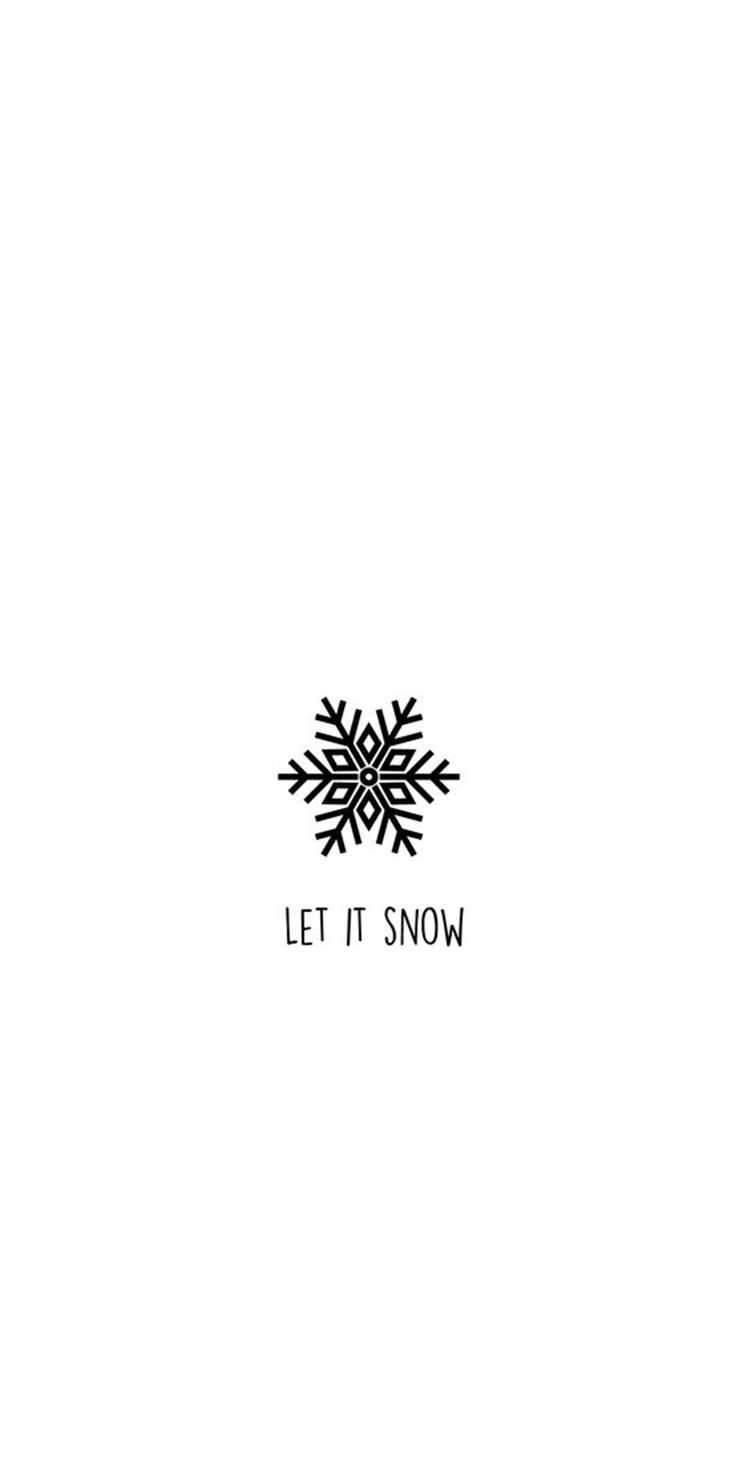 Minimalist Cute Winter Wallpaper