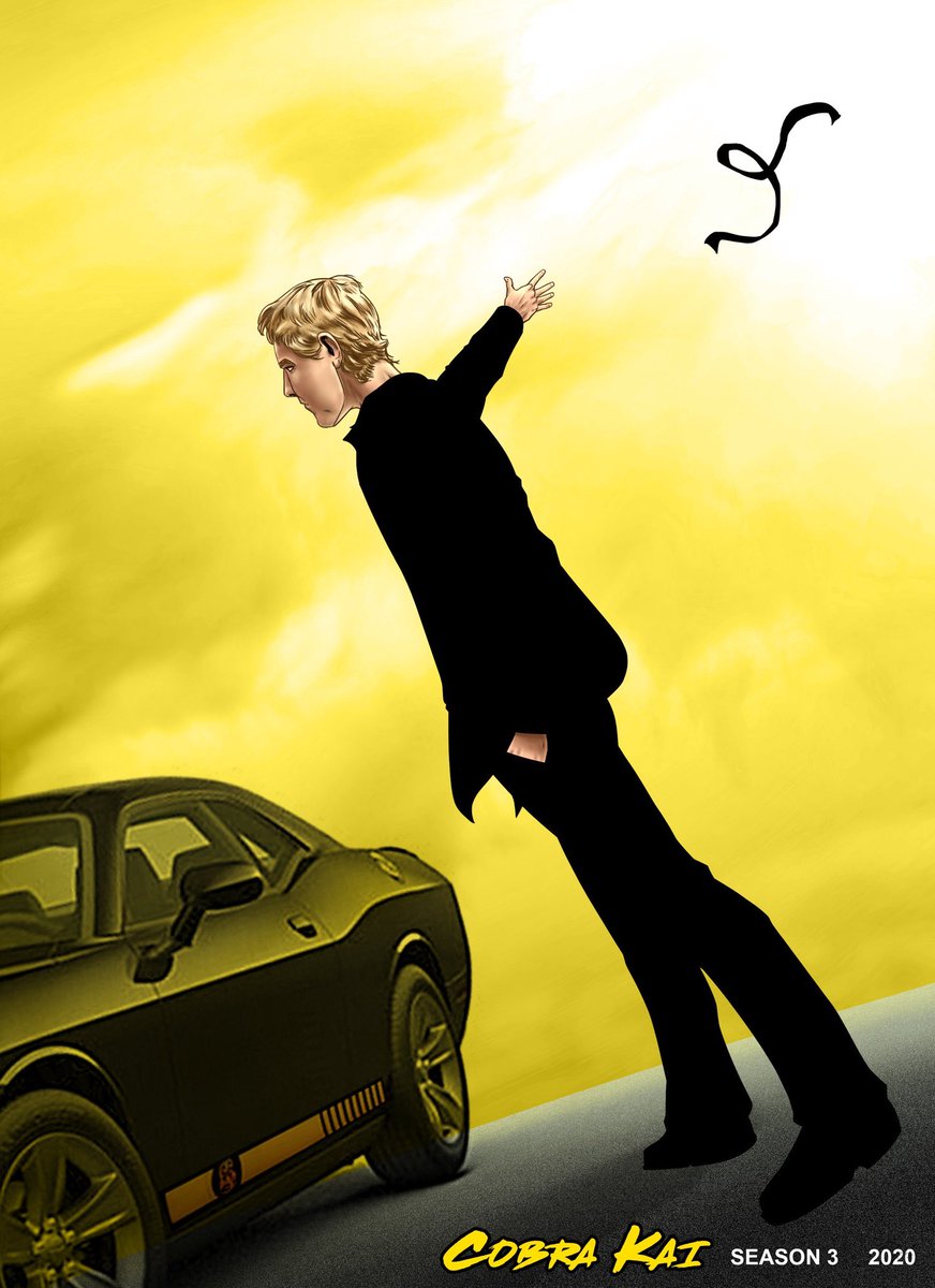 William Zabka #CobraKai artwork ! Happy NYE tweeps