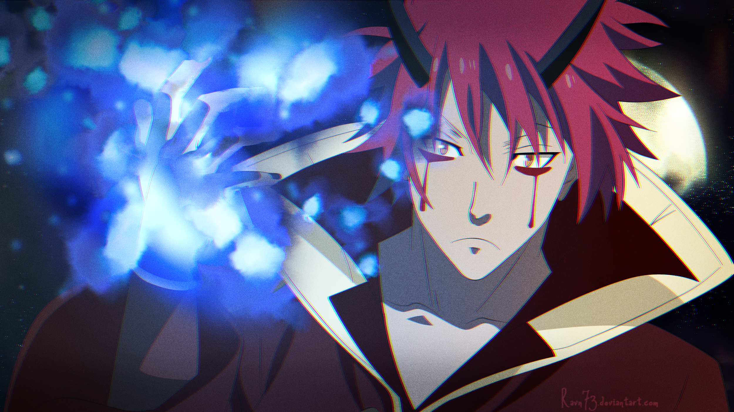 Wallpaper, anime, manga, benimaru, That time i got reincarnated as a slime, coloring 2500x1405
