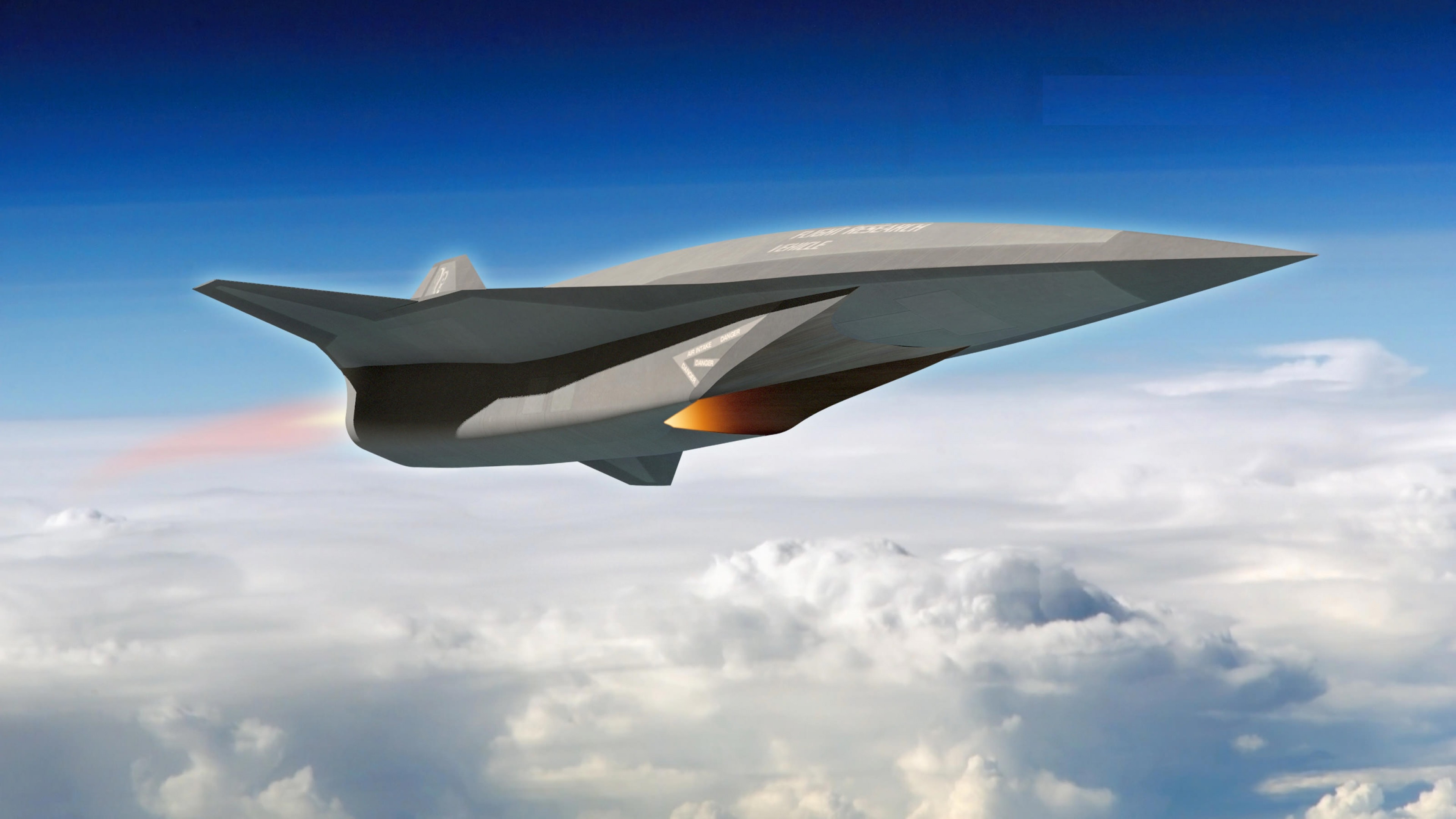 Wallpaper SR- Lockheed, Hypersonic Unmanned Reconnaissance Aircraft, Darpa, future aircraft, jet, plane, aircraft, U.S. Air Force, Military
