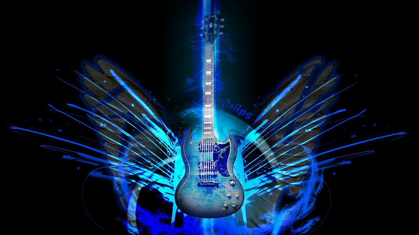 Blue Guitar Wallpaper Free Blue Guitar Background