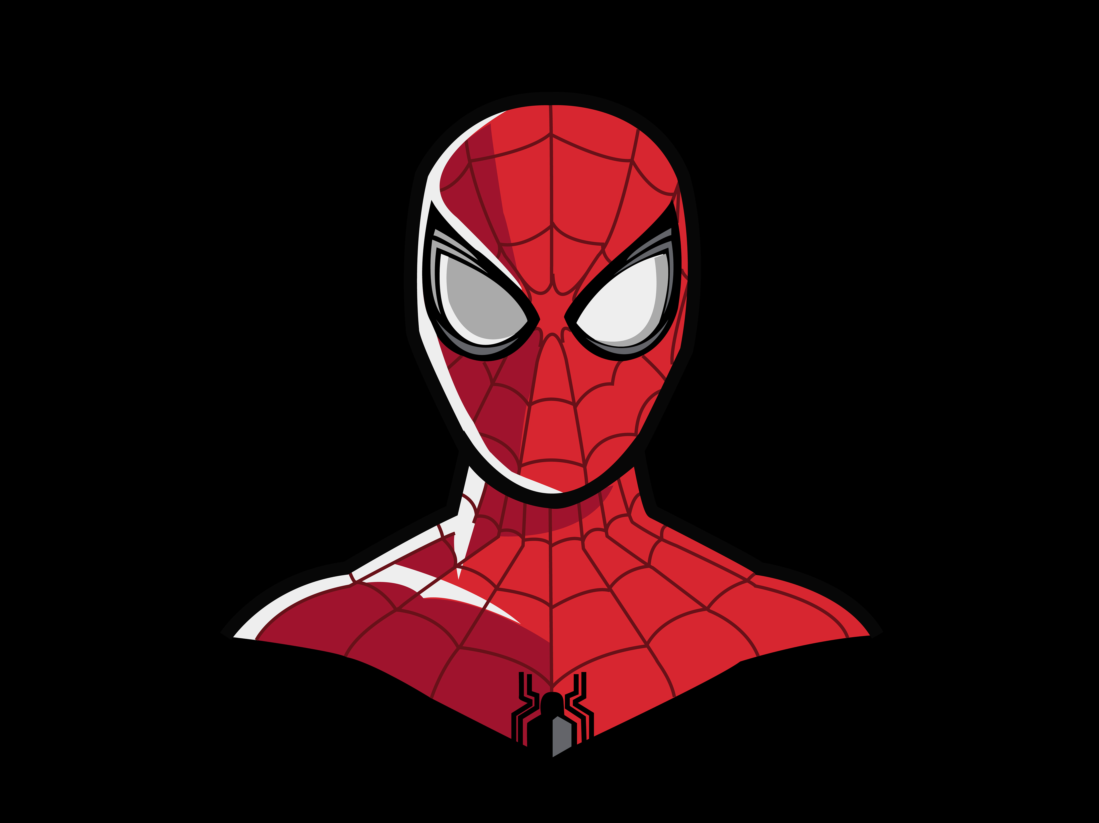 Spiderman 4k Minimal 1152x864 Resolution HD 4k Wallpaper, Image, Background, Photo and Picture