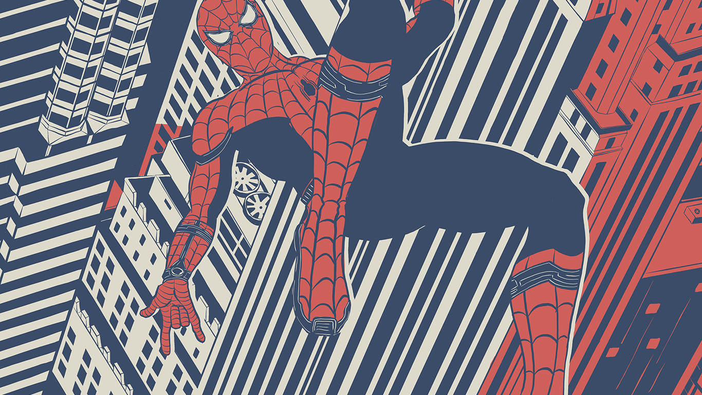 Desktop Wallpaper Spiderman Minimalist