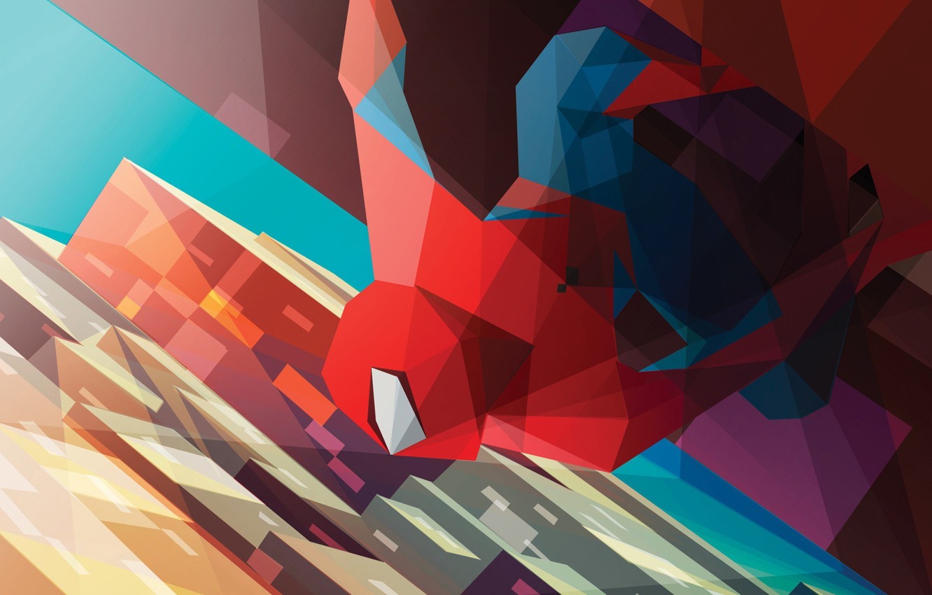 Wallpaper Minimalism, Spider Man, Spider Man Image For Desktop, Section минимализм
