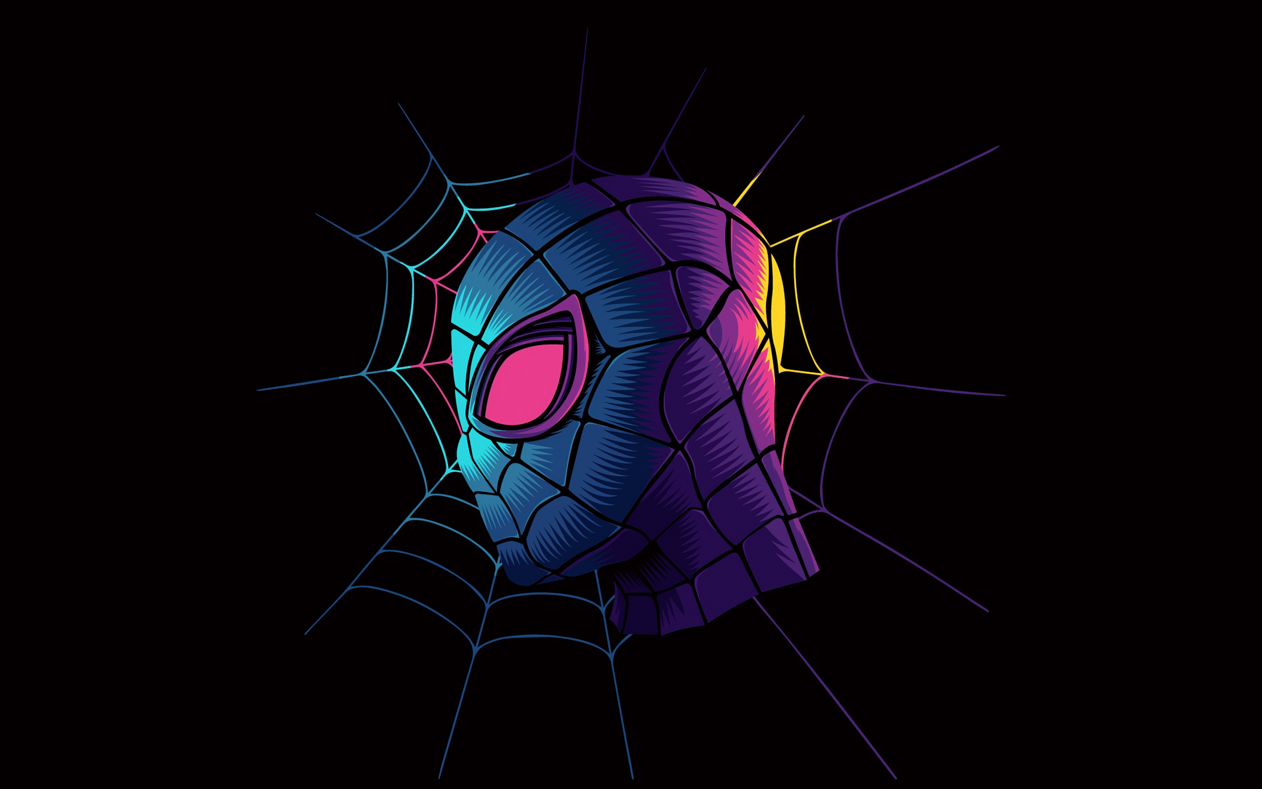 Wallpaper 4k Spiderman Minimalist artwork Wallpaper