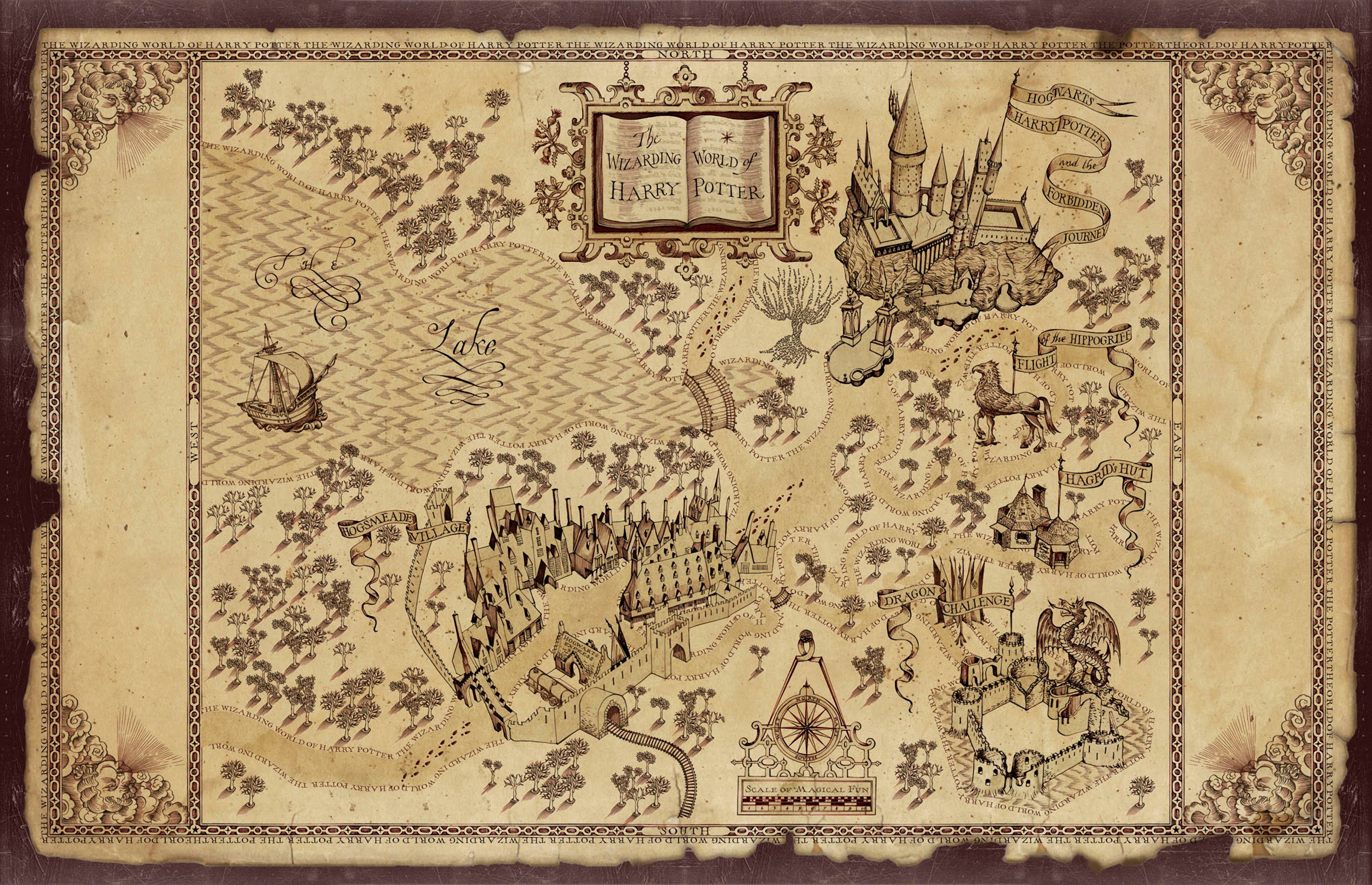 Hogwarts Map Wallpapers - Wallpaper Cave