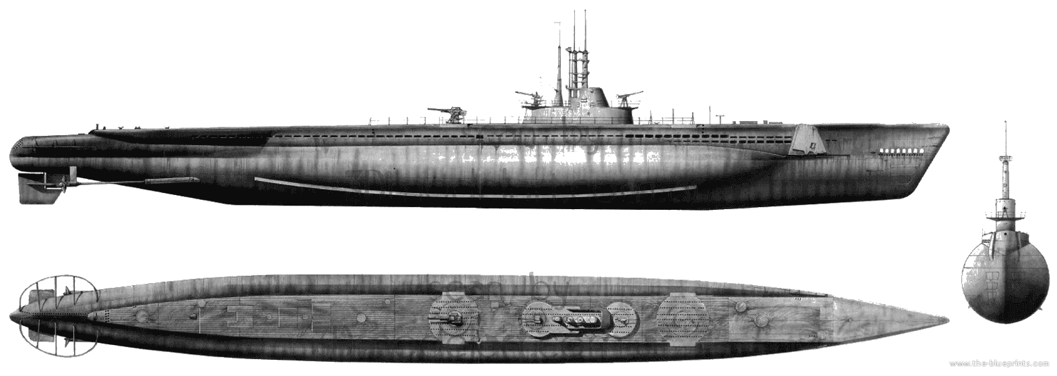 Tench Class Submarine model by Alex R. [8e411ea]