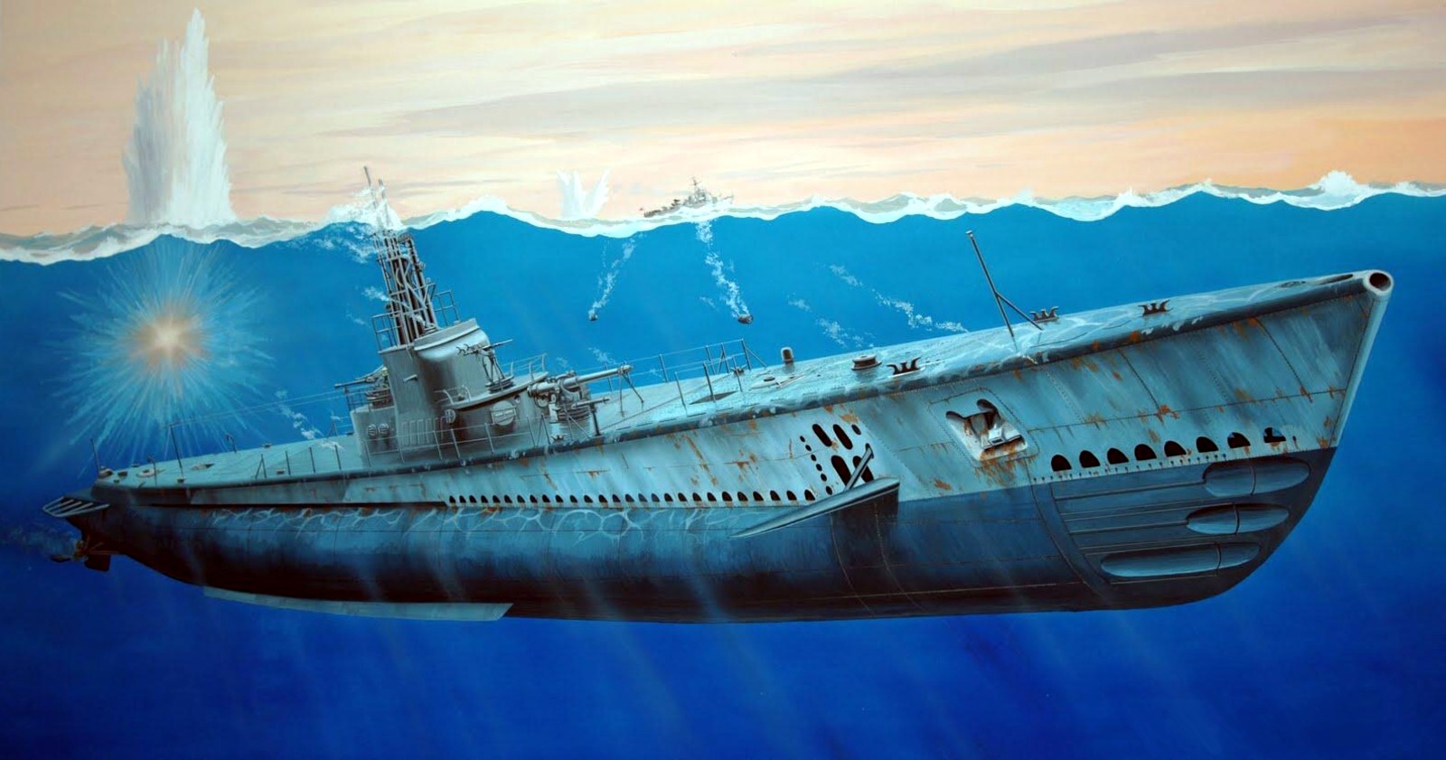 Submarine Art Wallpaper Free Submarine Art Background