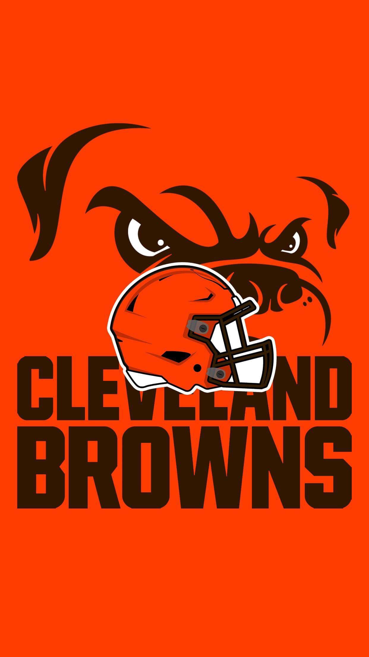 Cleveland Browns Wallpaper Fan Art NFL Helmet. Cleveland browns wallpaper, Cleveland browns logo, Cleveland browns football