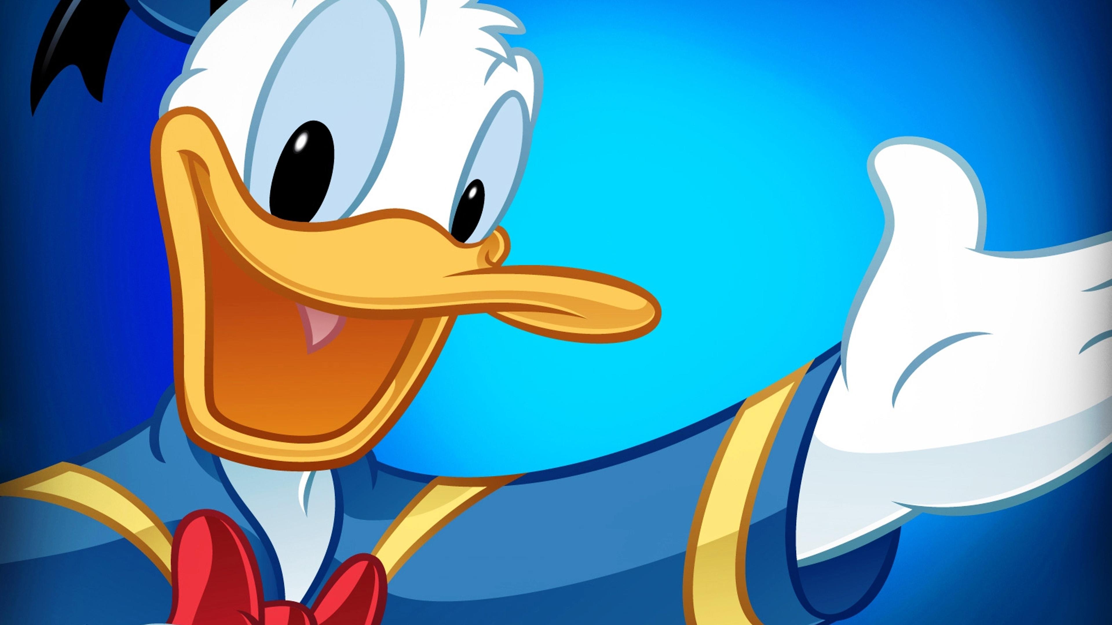 Donald Duck in blue