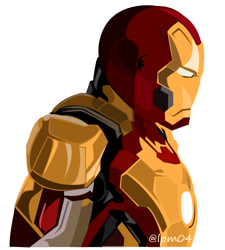 Vector Art Iron Man. dandiely ♥