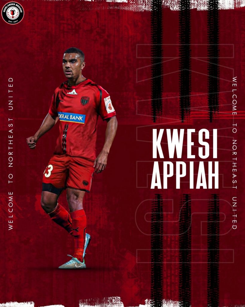 Former Black Stars striker Kwesi Appiah joins Indian side NorthEast United FC Latest Football News, Live Scores, Results