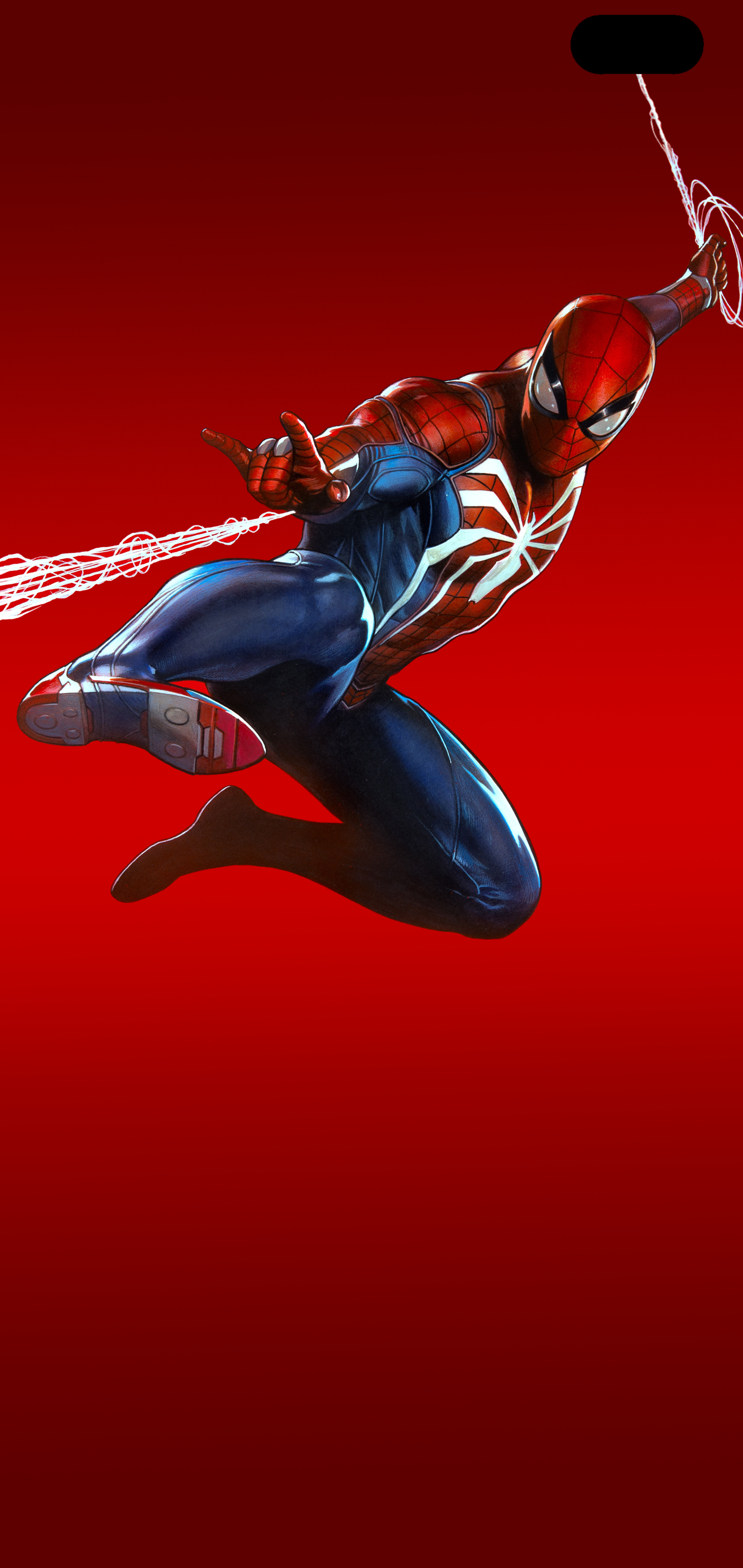 Download wallpaper 1280x2120 spiderman ps4 pro video game swing game  iphone 6 plus 1280x2120 hd background 8235