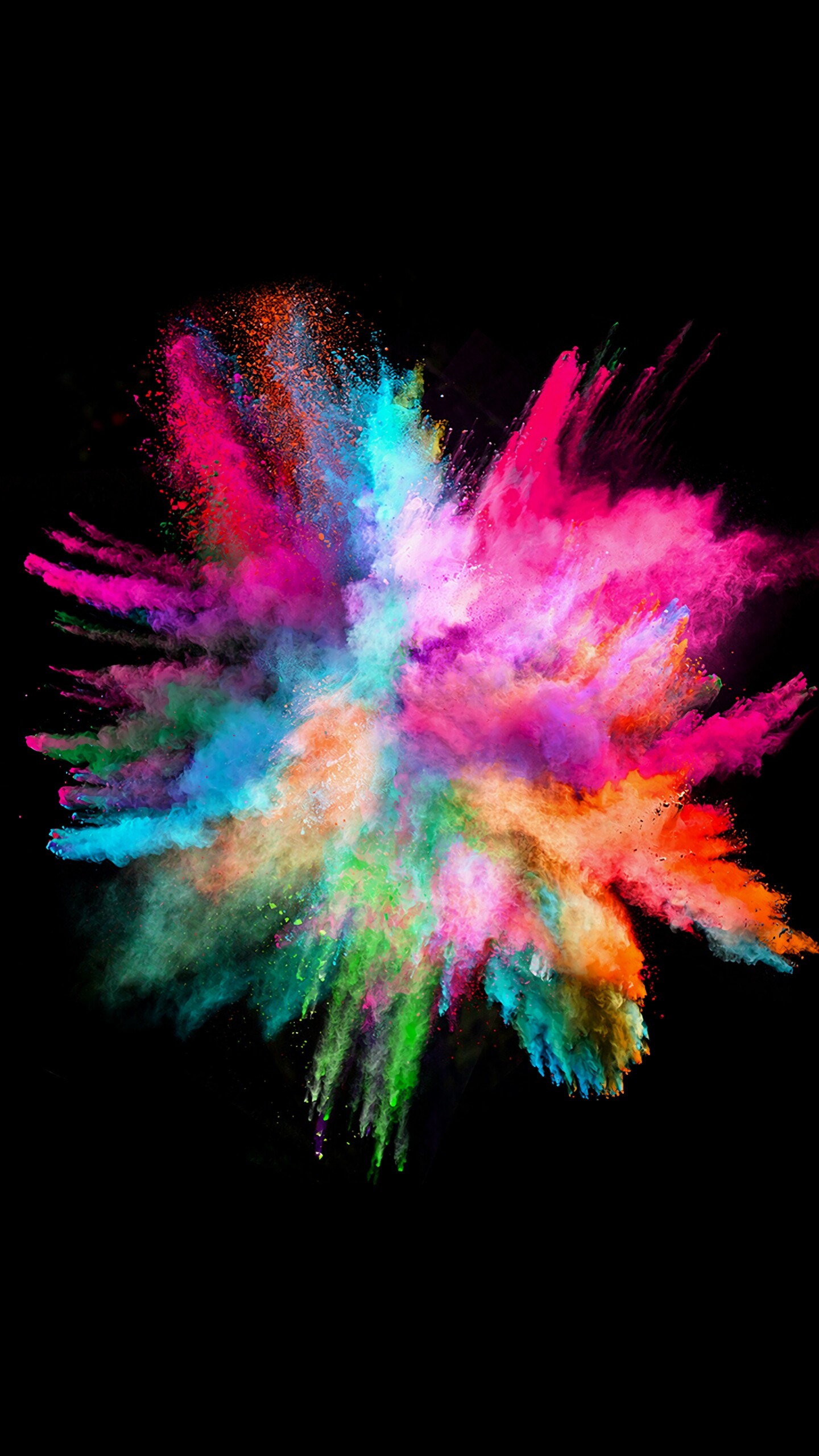 color Splash #wallpaper #colorful #galaxyedge7s Powder Being Thrown