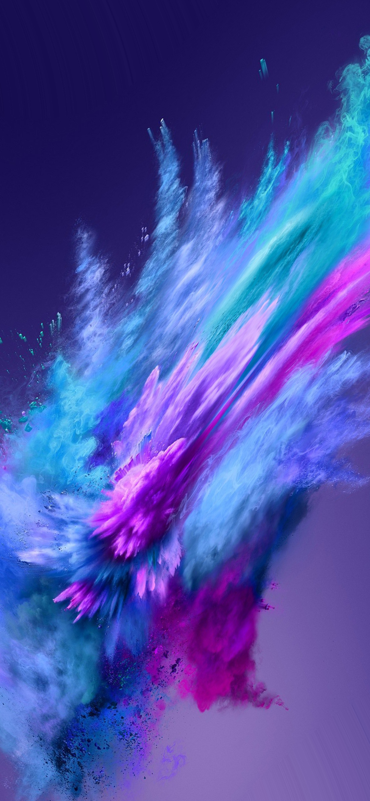 Color Powder Spray Abstract 4k iPhone XS MAX HD 4k Wallpaper, Image, Background, Photo and Picture