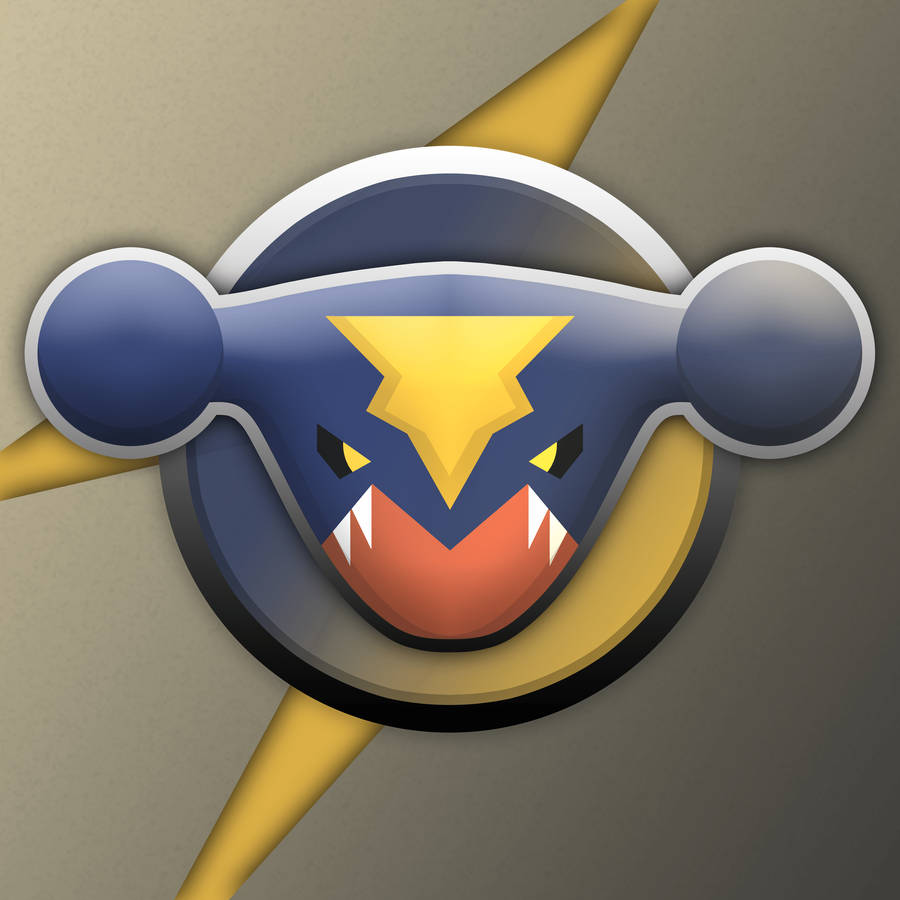 Download Cute Garchomp Logo Wallpaper