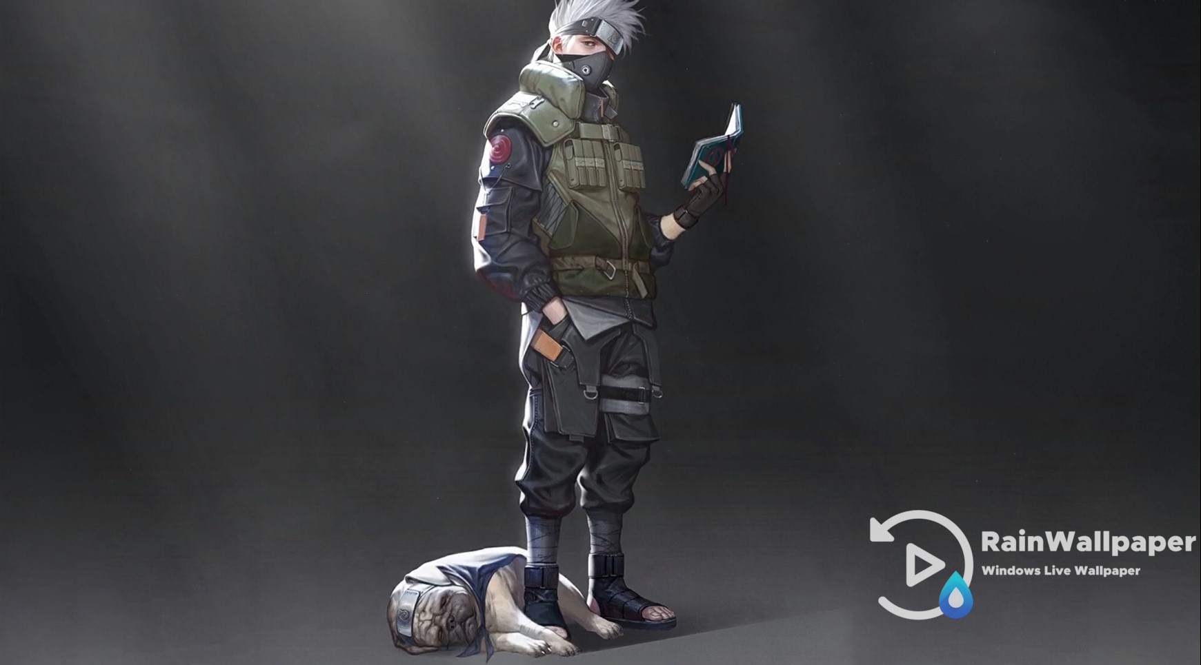 Kakashi and Pakkun Naruto