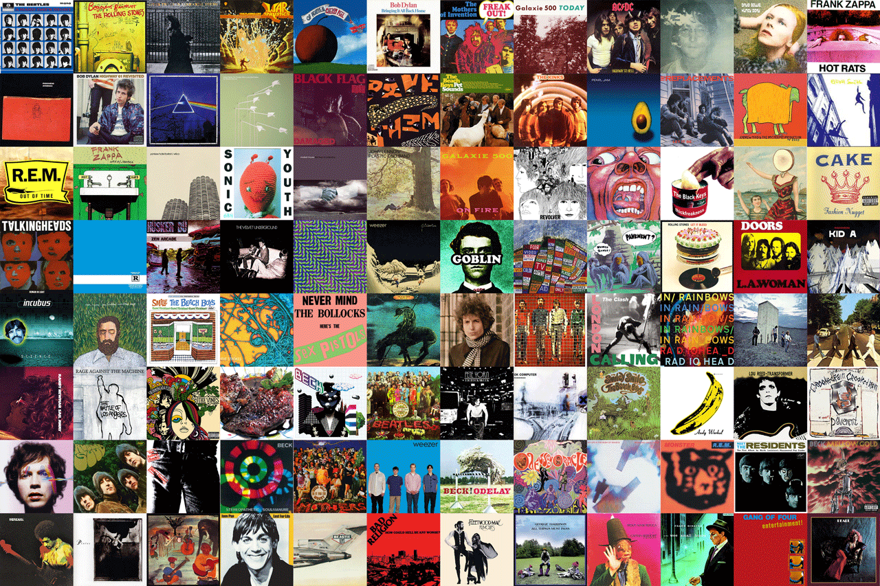 Album Cover Collage I Made From Some Of My Favorite Albums Artists