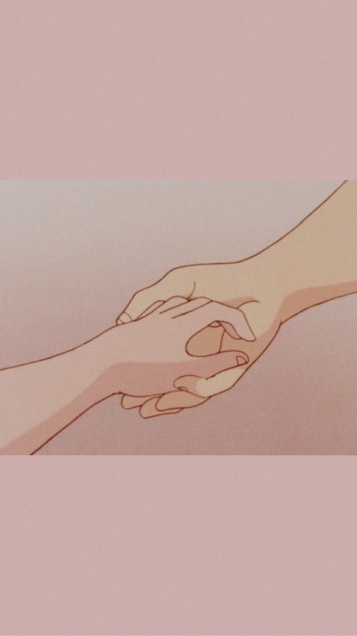 anime holdinghands holding love sticker by loserlovrintak