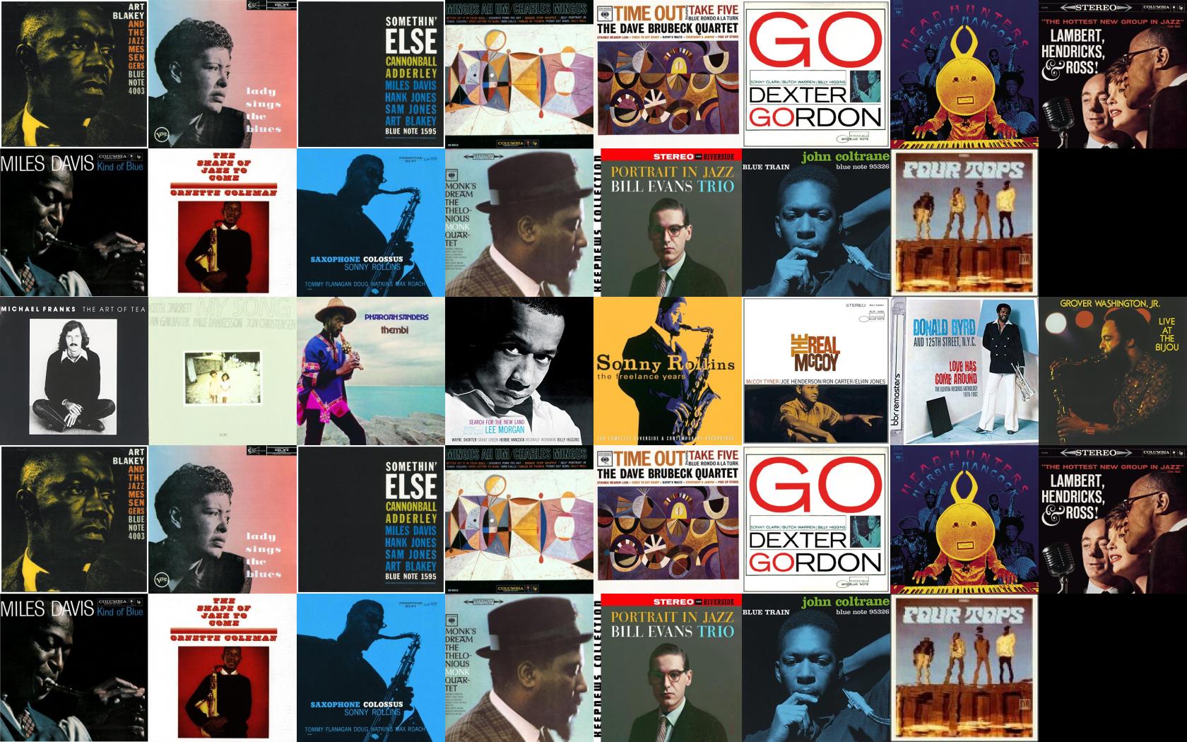 Blue Note Album Covers Collage