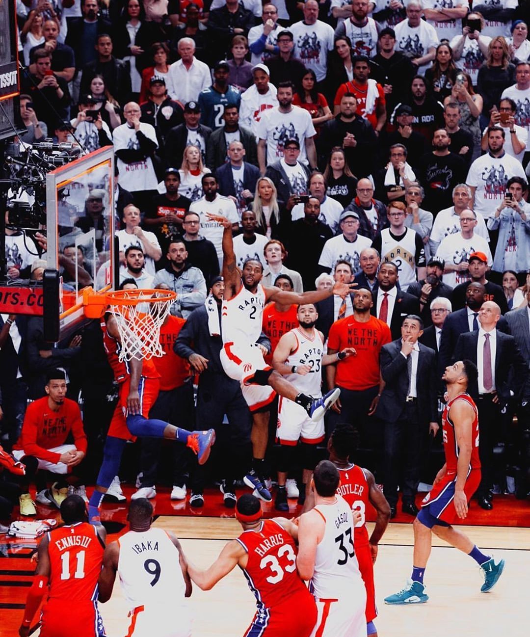 Kawhi hit one of the biggest shots in NBA Playoffs history tonight