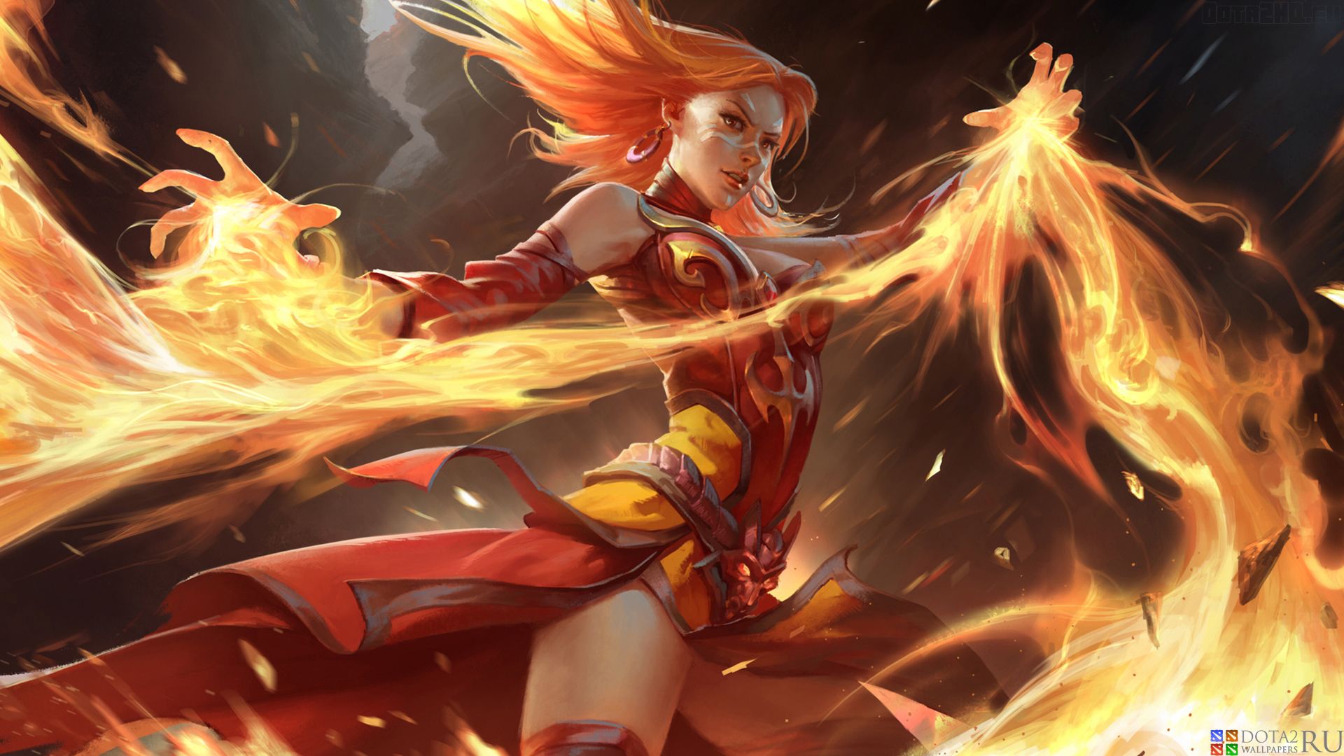Lina Dota 2 wallpaper. Dota 2 wallpaper, Fantasy art, Dota 2