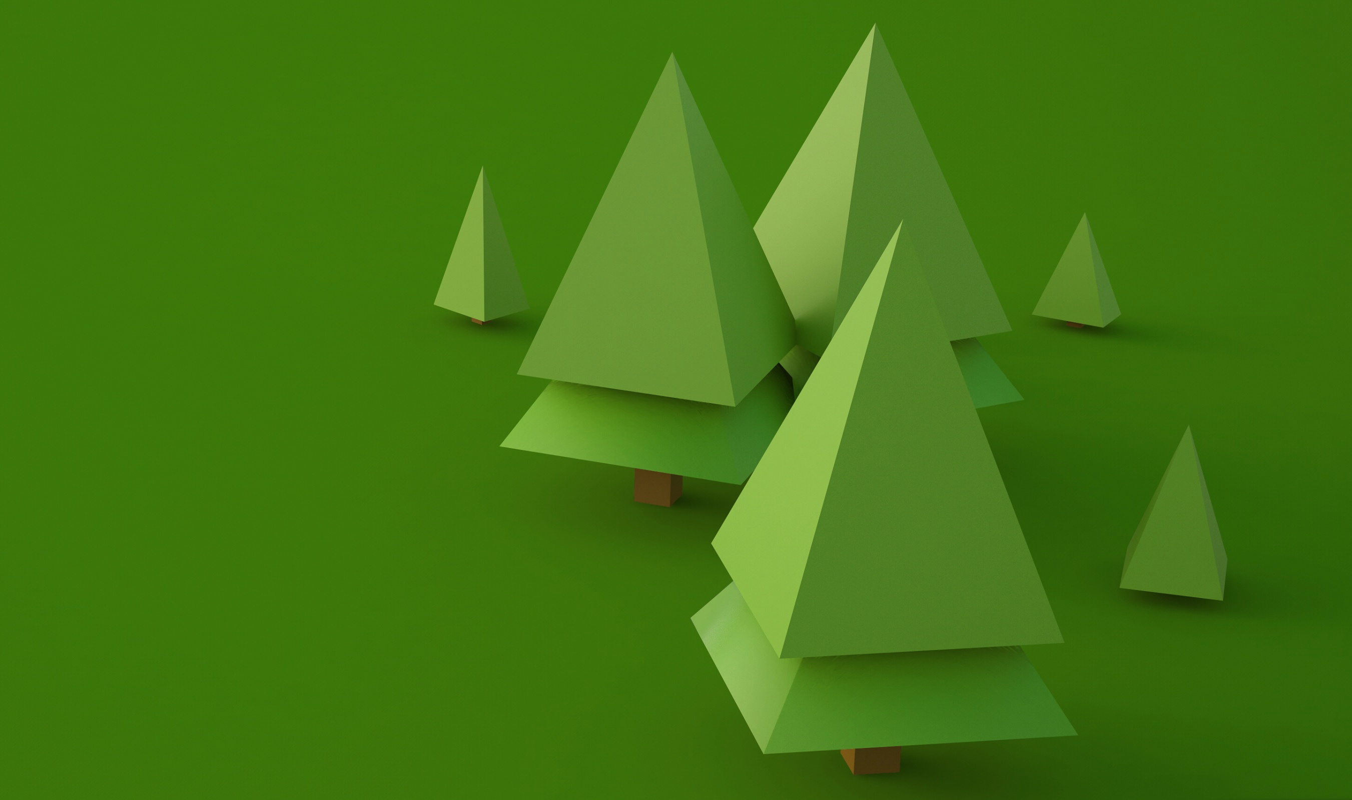 3D Trees Digital Art, HD 3D, 4k Wallpaper, Image, Background, Photo and Picture