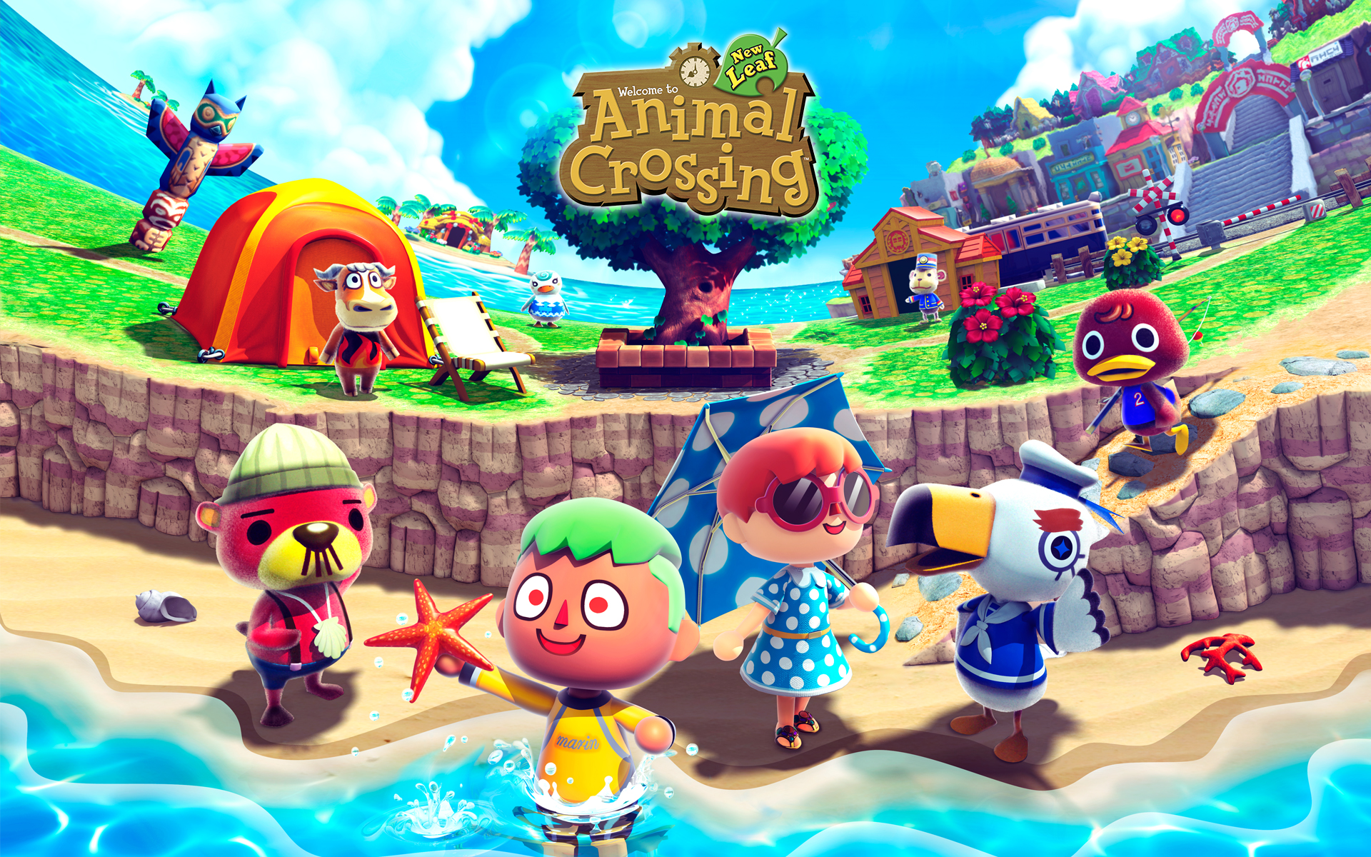 Animal Crossing New Leaf Wallpaper
